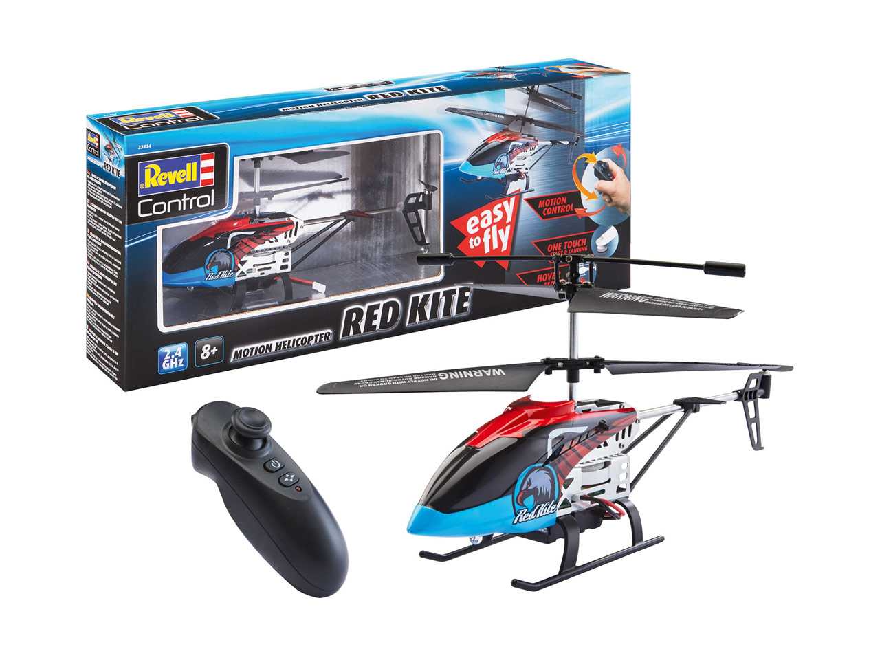 Vrtulník REVELL 23834 - Motion Helicopter "RED KITE"