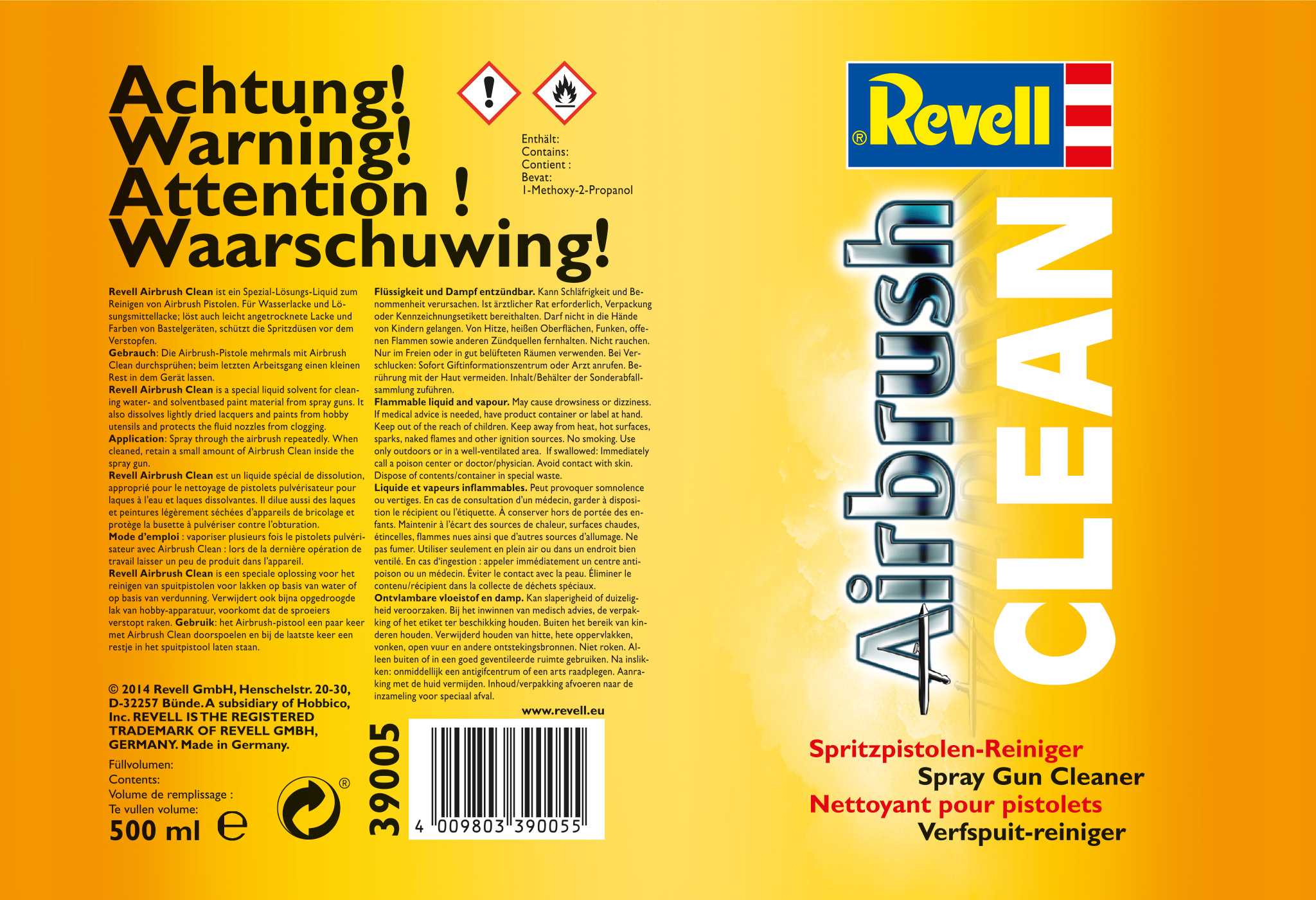 Airbrush Clean 39005 - čistič 500ml 