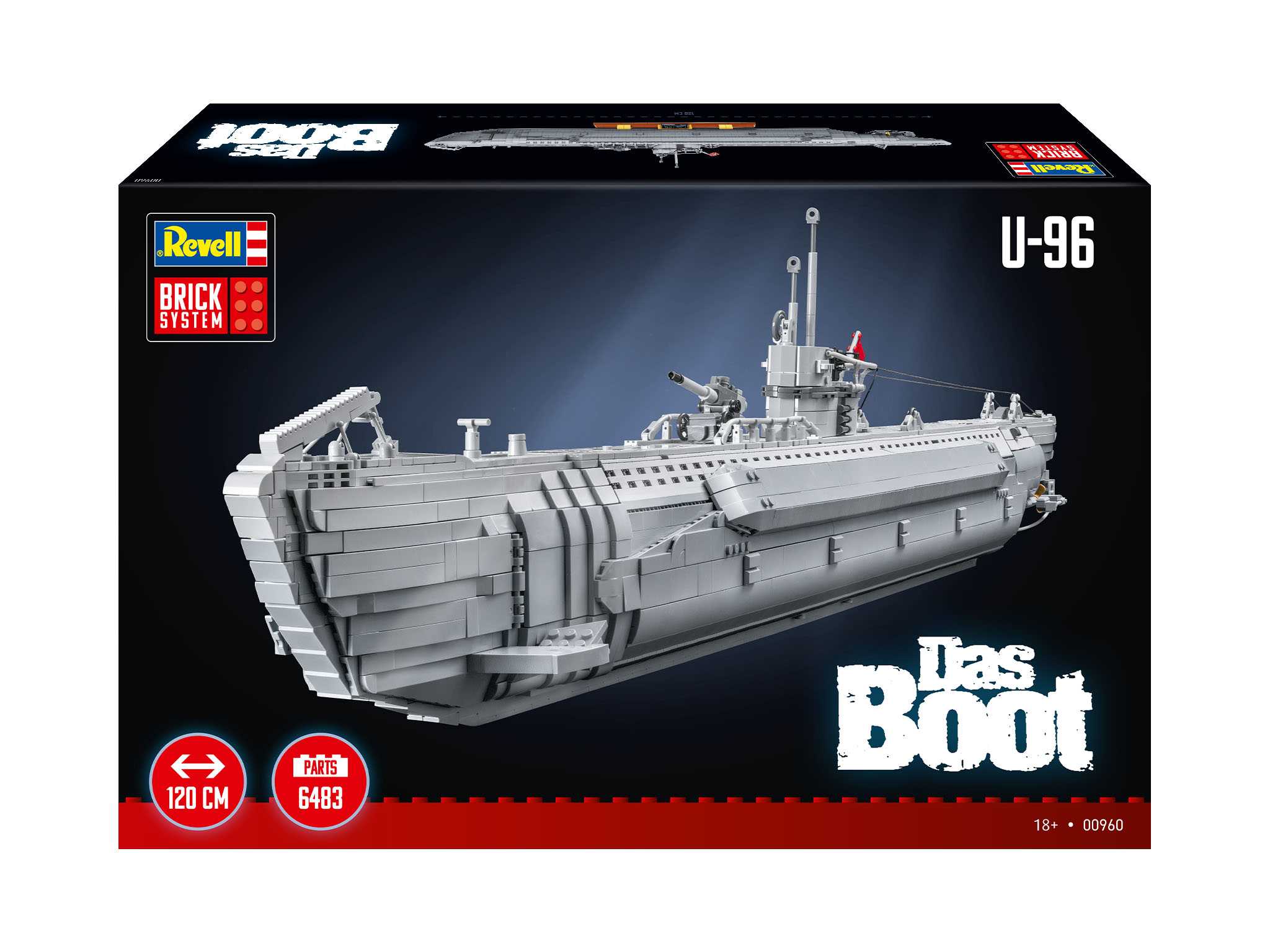 Brick System REVELL 00960 - German Submarine U-96 (1:56)