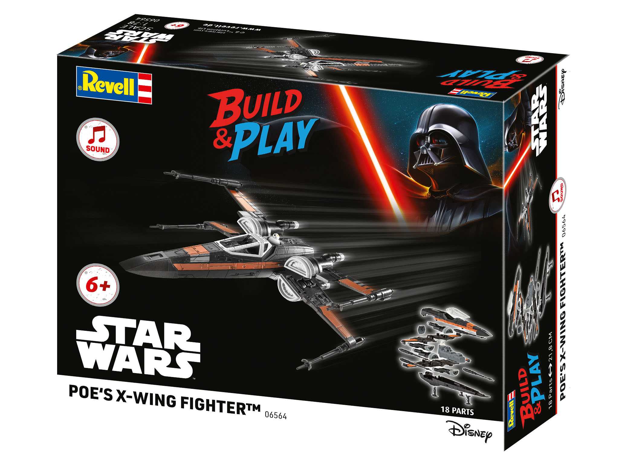 Build & Play SW 06564 - Poe's X-Wing Fighter (1:78)