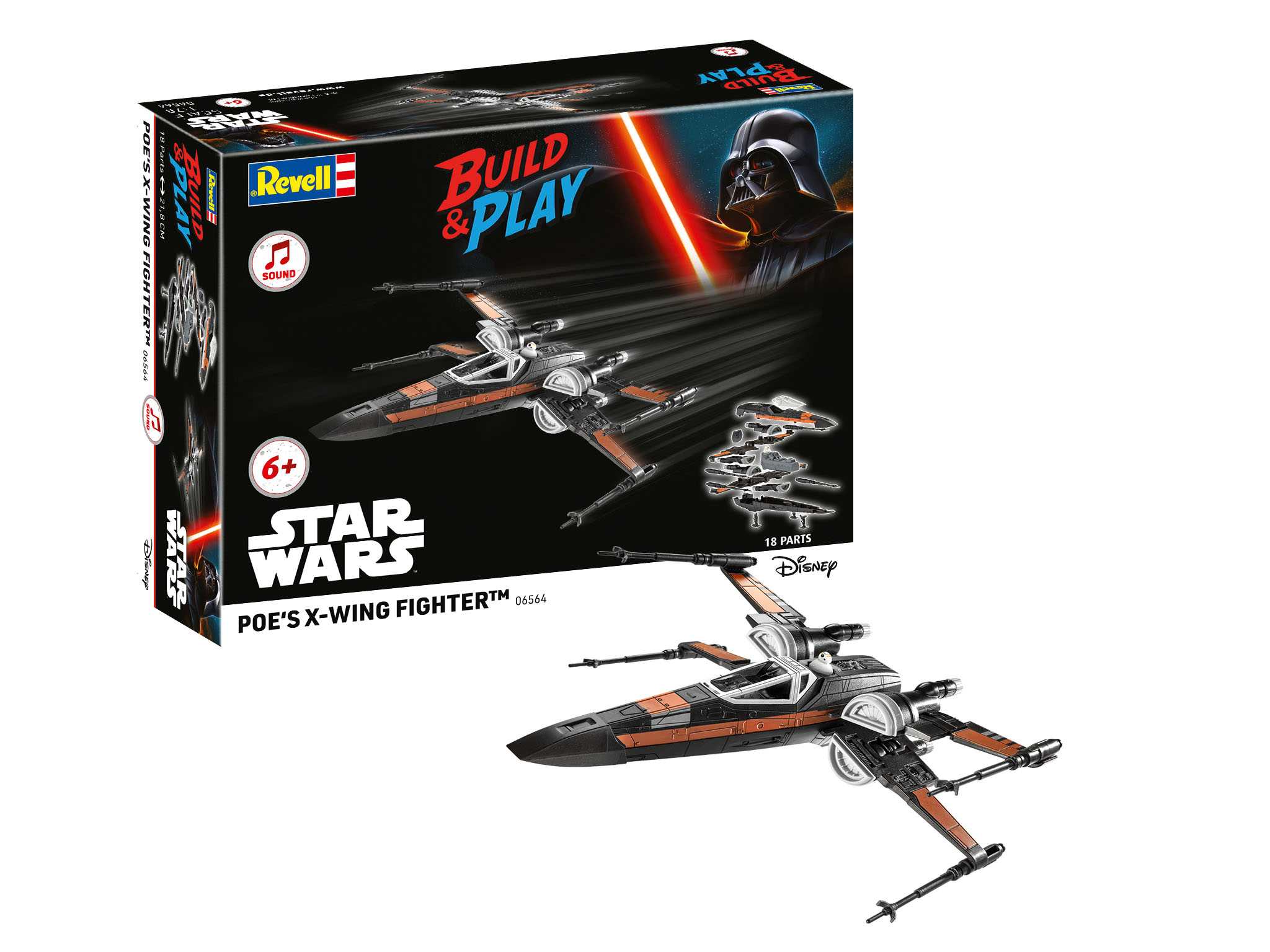 Build & Play SW 06564 - Poe's X-Wing Fighter (1:78)