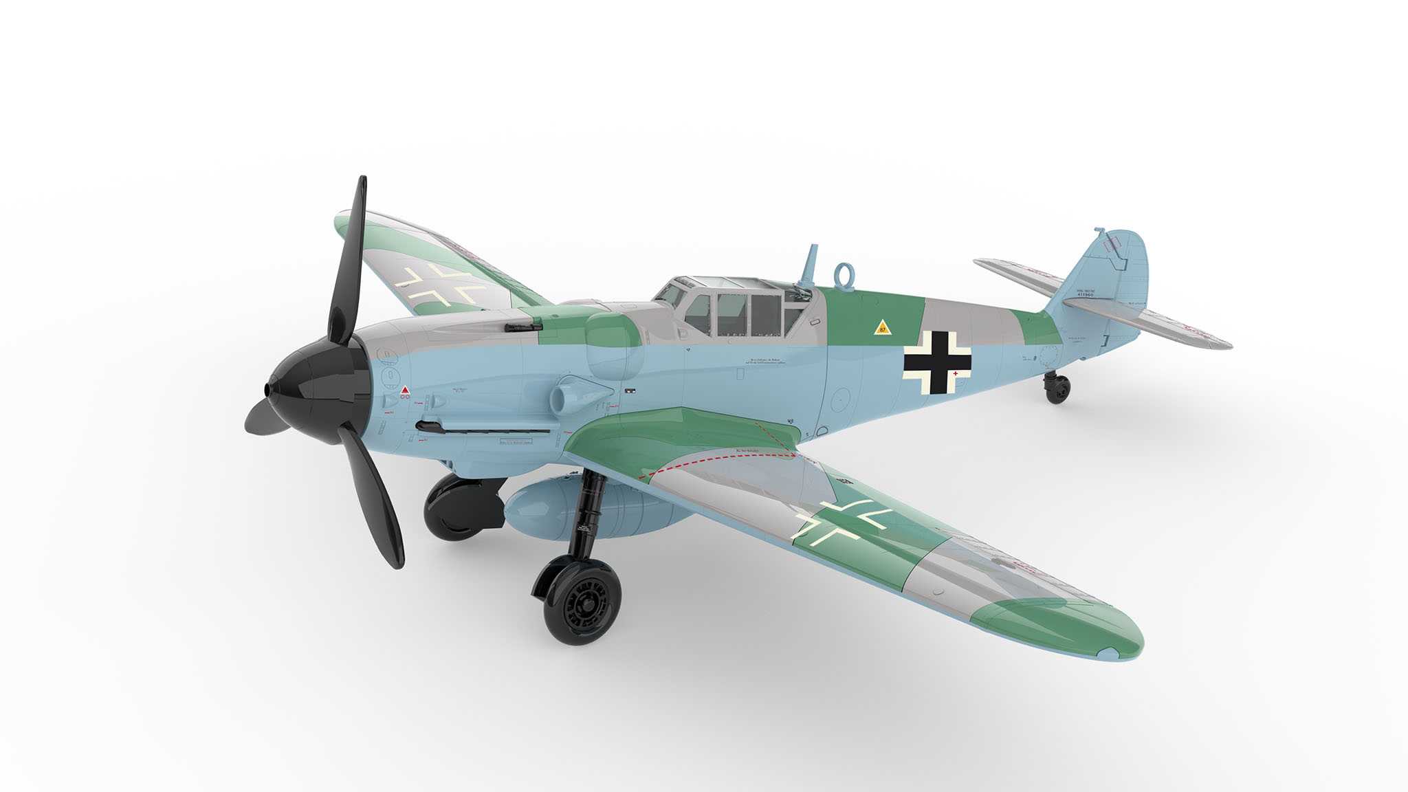 EasyClick letadlo 03653 - Messerschmitt Bf109G-6 (1:32)