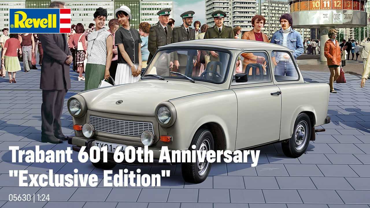 Gift-Set auto 05630 - 60th Anniversary Trabant 601 (1:24)