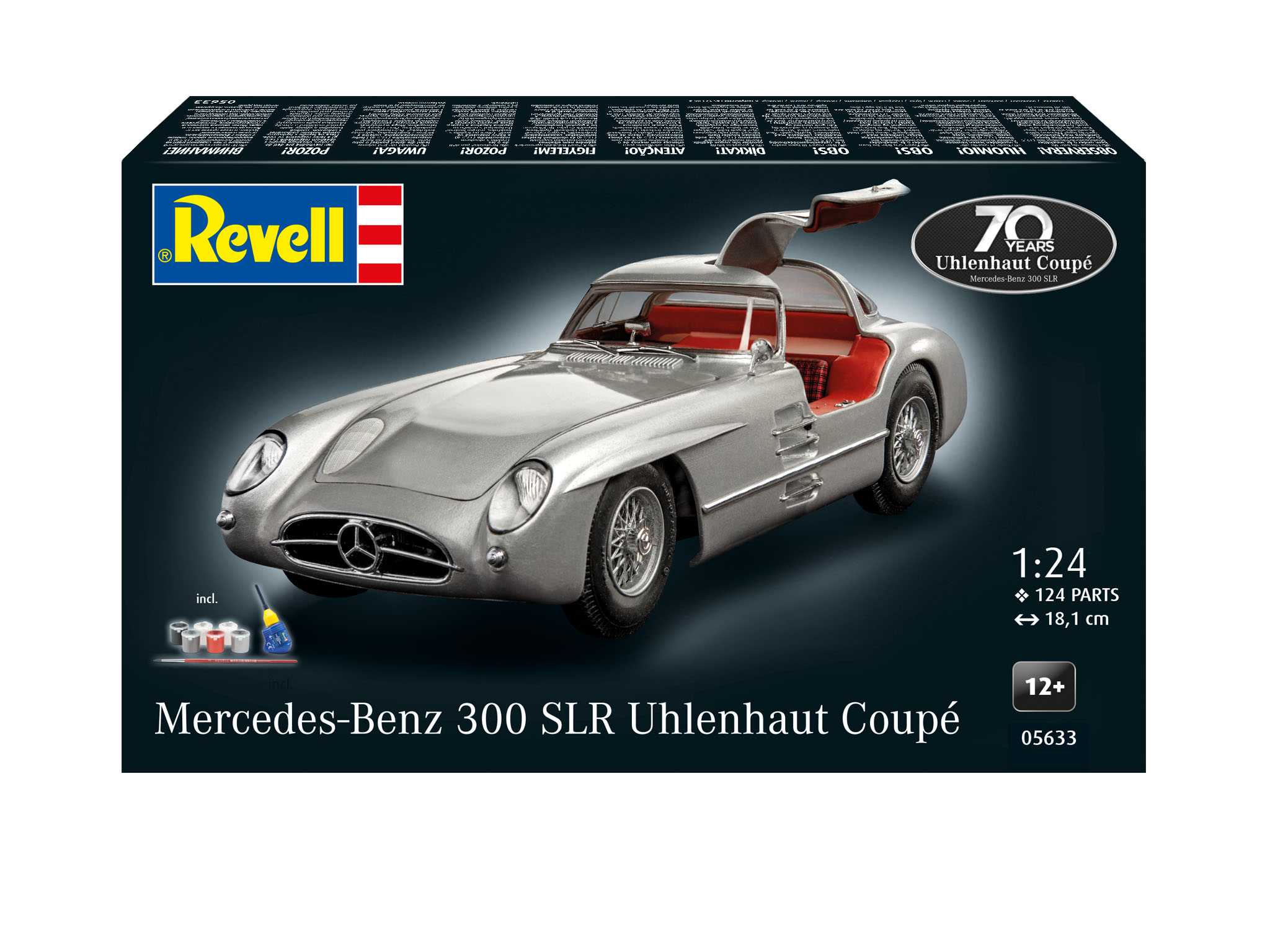 Gift-Set auto 05633 - Mercedes-Benz 300 SLR (70th Anniversary) (1:24)