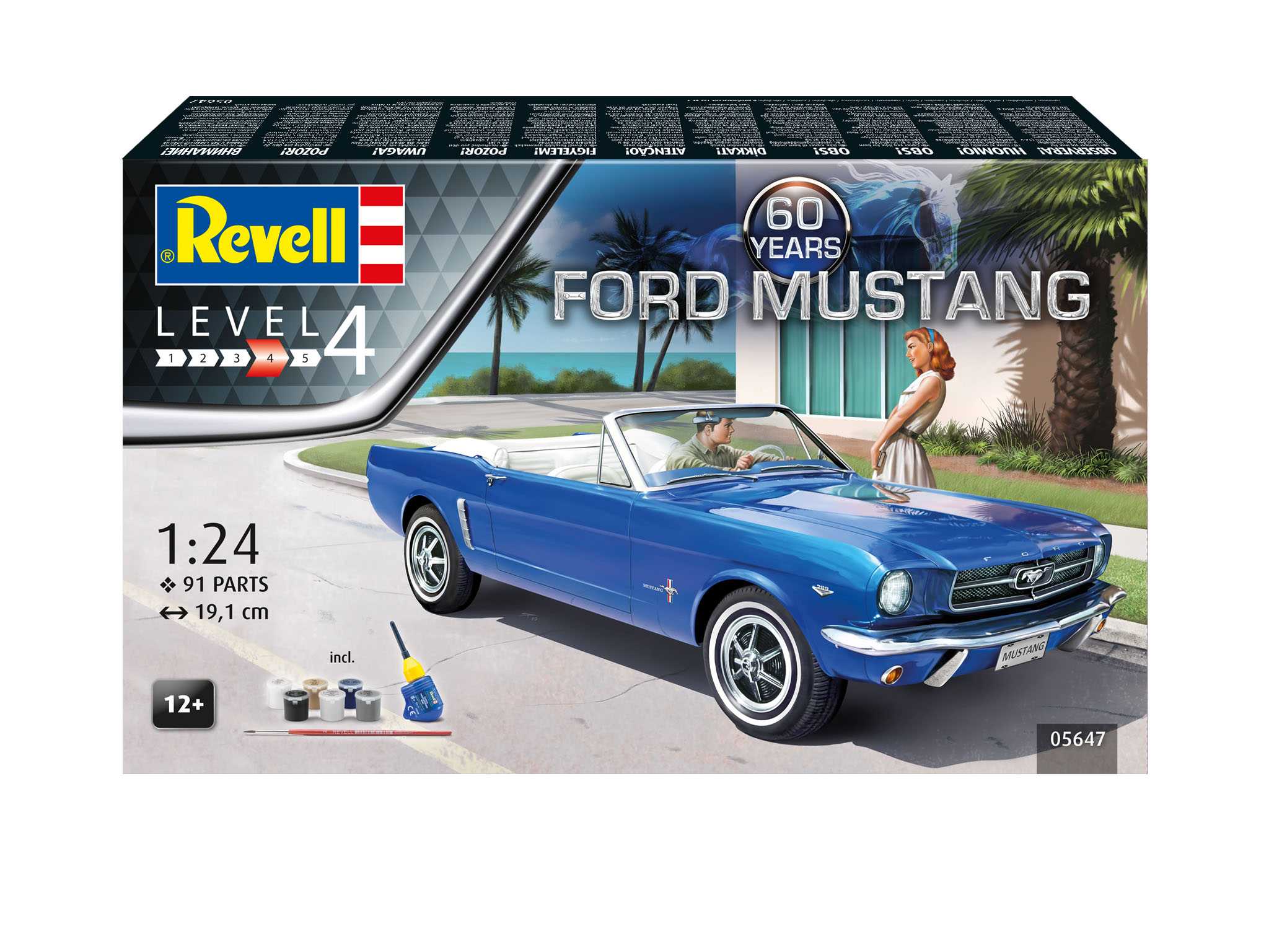 Gift-Set auto 05647 - 60th Anniversary Ford Mustang (1:24)