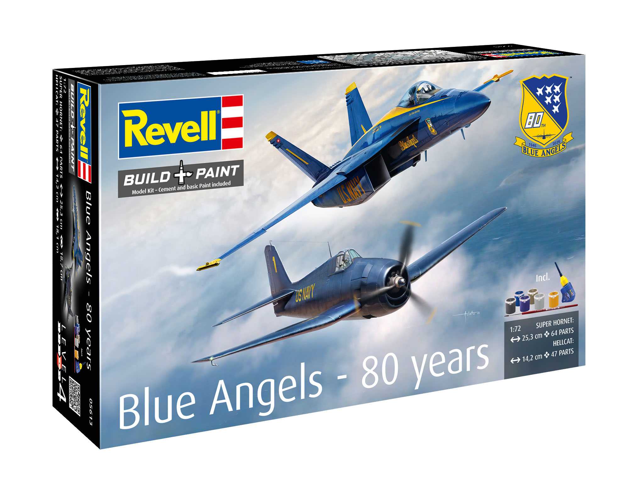 Gift-Set letadla 05613 - F/A-18E & Hellcat (Blue Angels) (80th Anniversary) (1:72)
