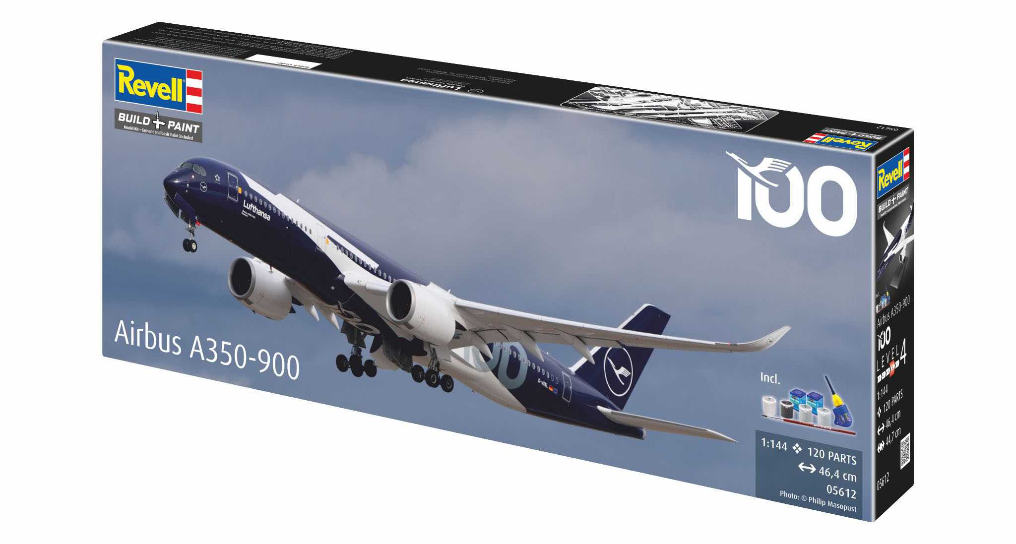 Gift-Set letadlo 05612 - A350-900 - Lufthansa (100th Anniversary) (1:144)