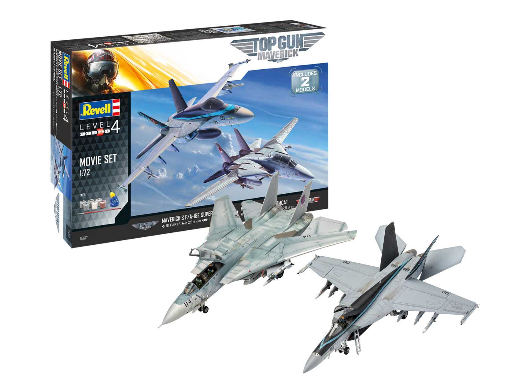 Gift-Set letadlo 05677 - Top Gun 2 Movie Set (1:72)