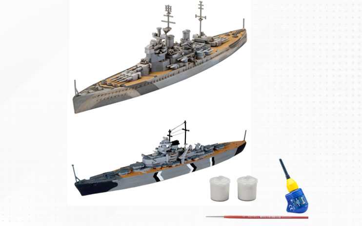 Gift-Set lodě 05668 - Bismarck Battle (1:1200)