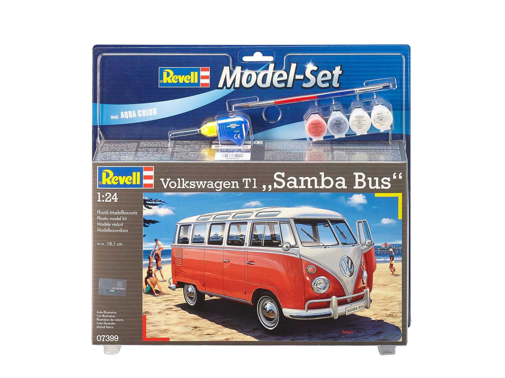 ModelSet auto 67399 - VW T1 Samba Bus (1:24)