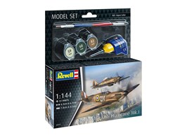 ModelSet letadlo 63771 - Spitfire Mk.Ia & Hurricane Mk.I (1:144)