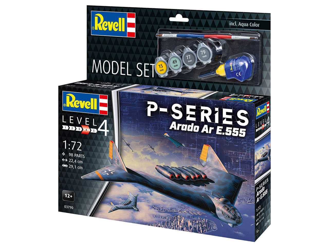 ModelSet letadlo 63790 - Arado Ar E.555 - P-Series (1:72)