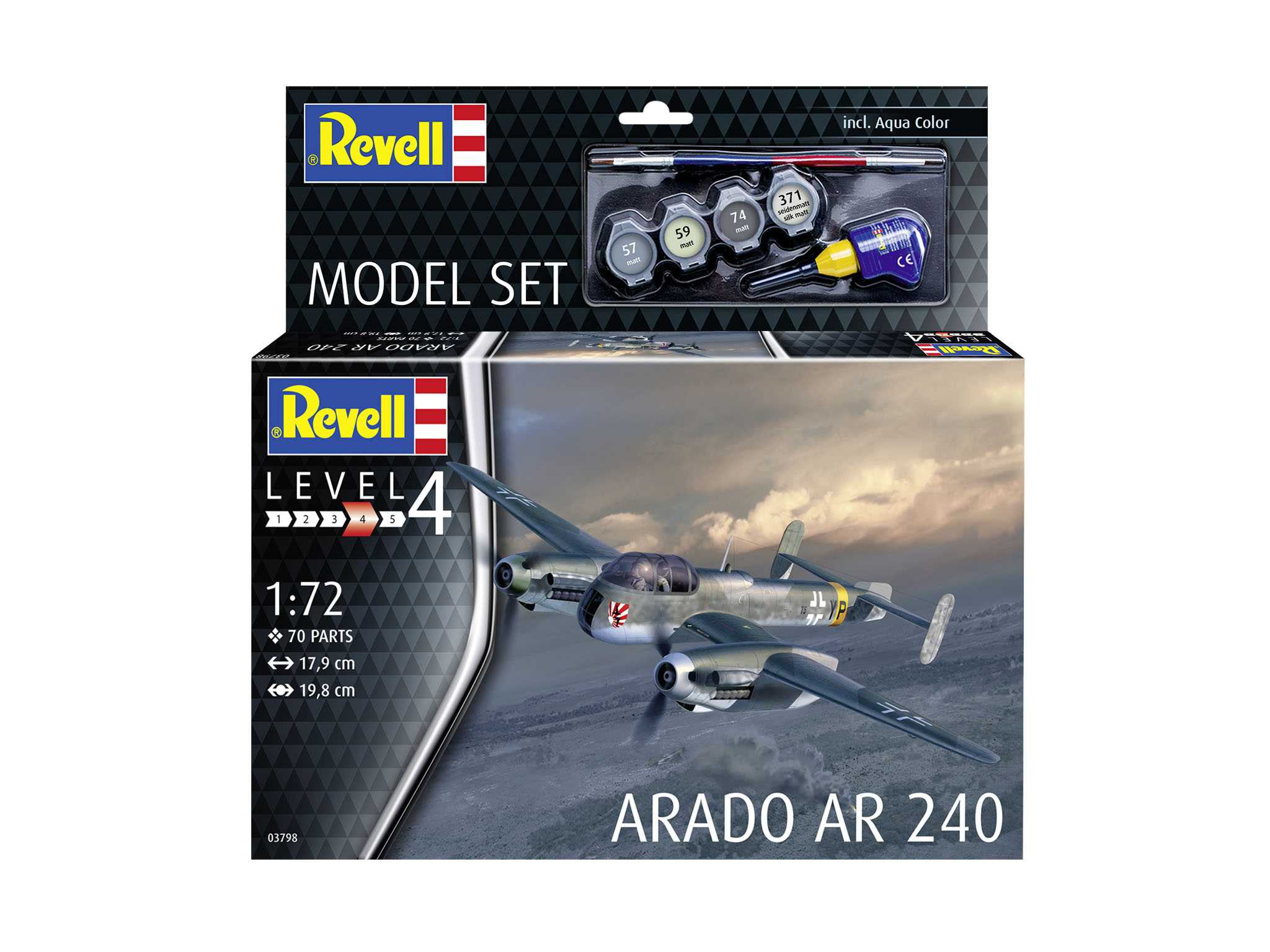 ModelSet letadlo 63798 - Arado AR-240 (1:72)
