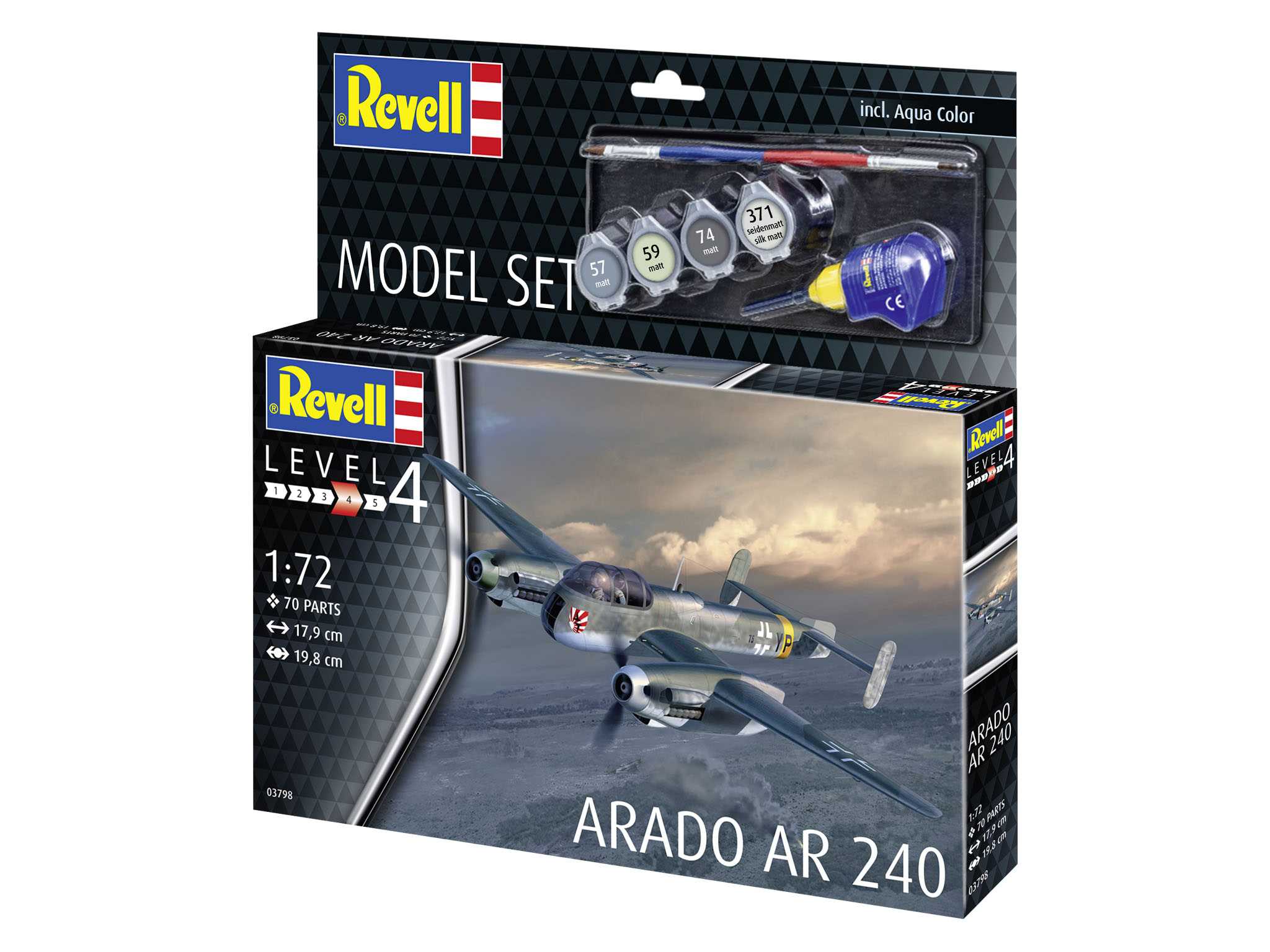 ModelSet letadlo 63798 - Arado AR-240 (1:72)