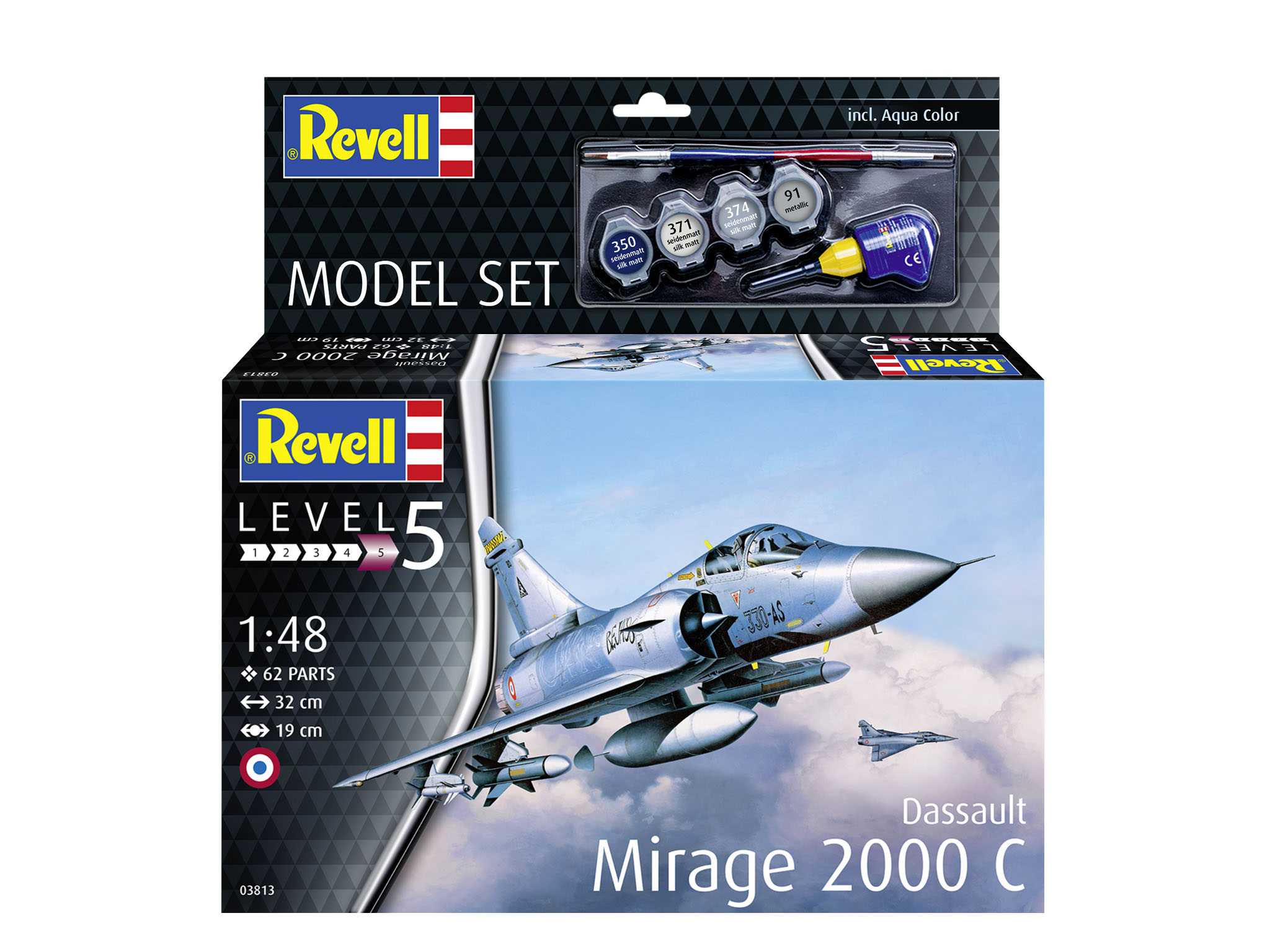 ModelSet letadlo 63813 - Dassault Mirage 2000C (1:48)
