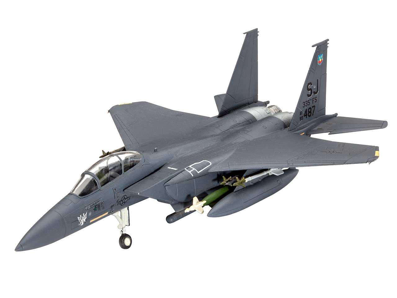 ModelSet letadlo 63972 - F-15E Strike Eagle & bombs (1:144)