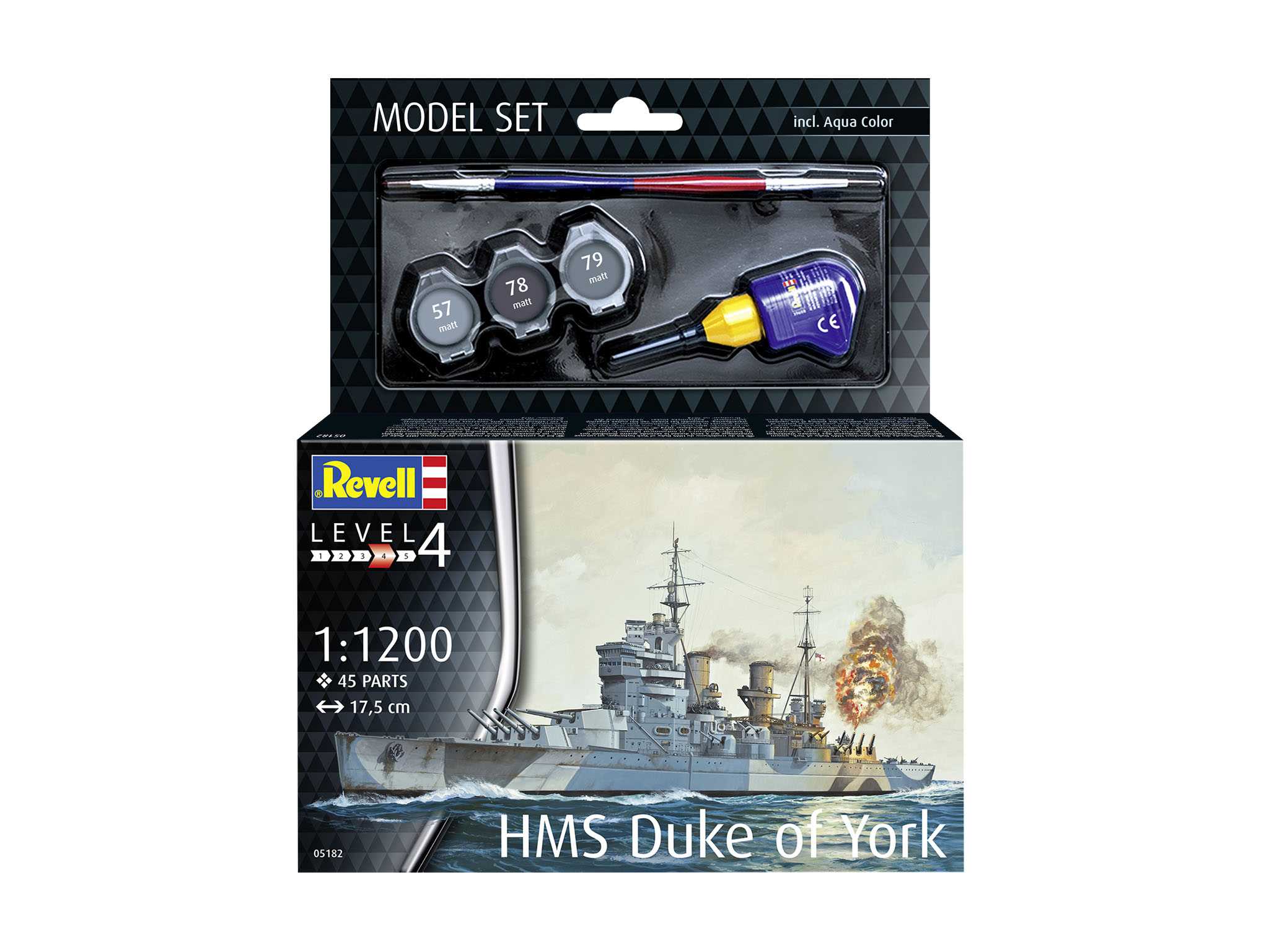 ModelSet loď 65182 - Battleship HMS Duke of York (1:1200)