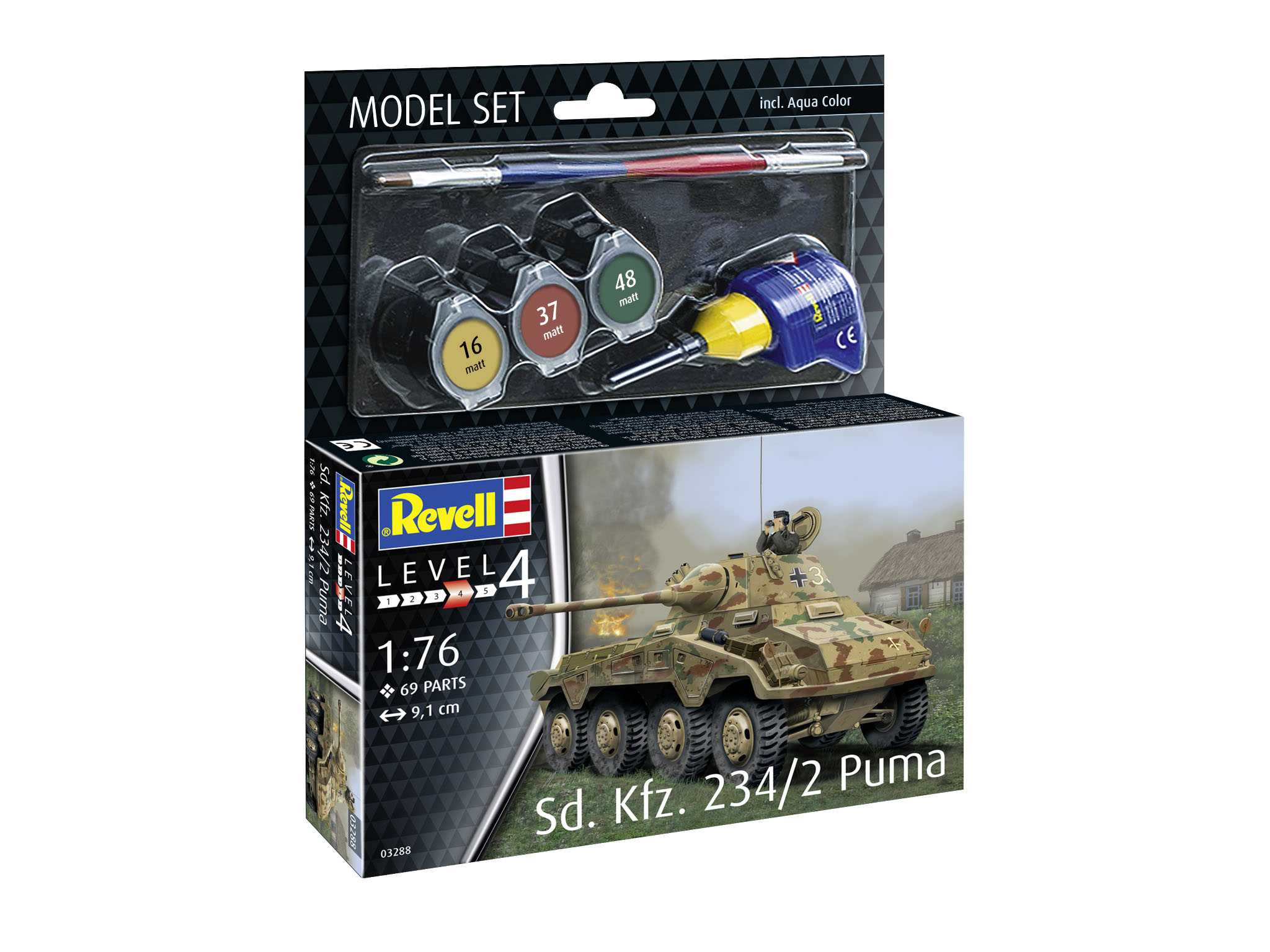 ModelSet military 63288 - Sd.Kfz. 234/2 Puma (1:76)