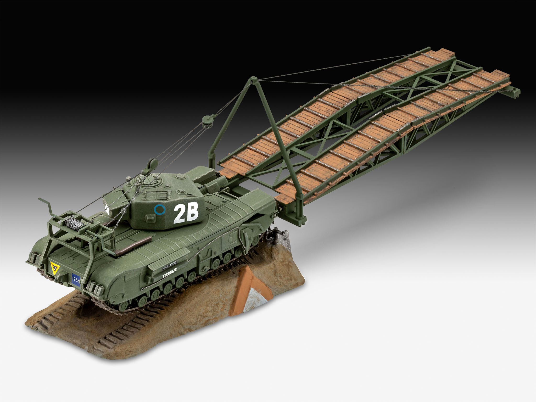 ModelSet military 63297 - Churchill A.V.R.E. (1:76)