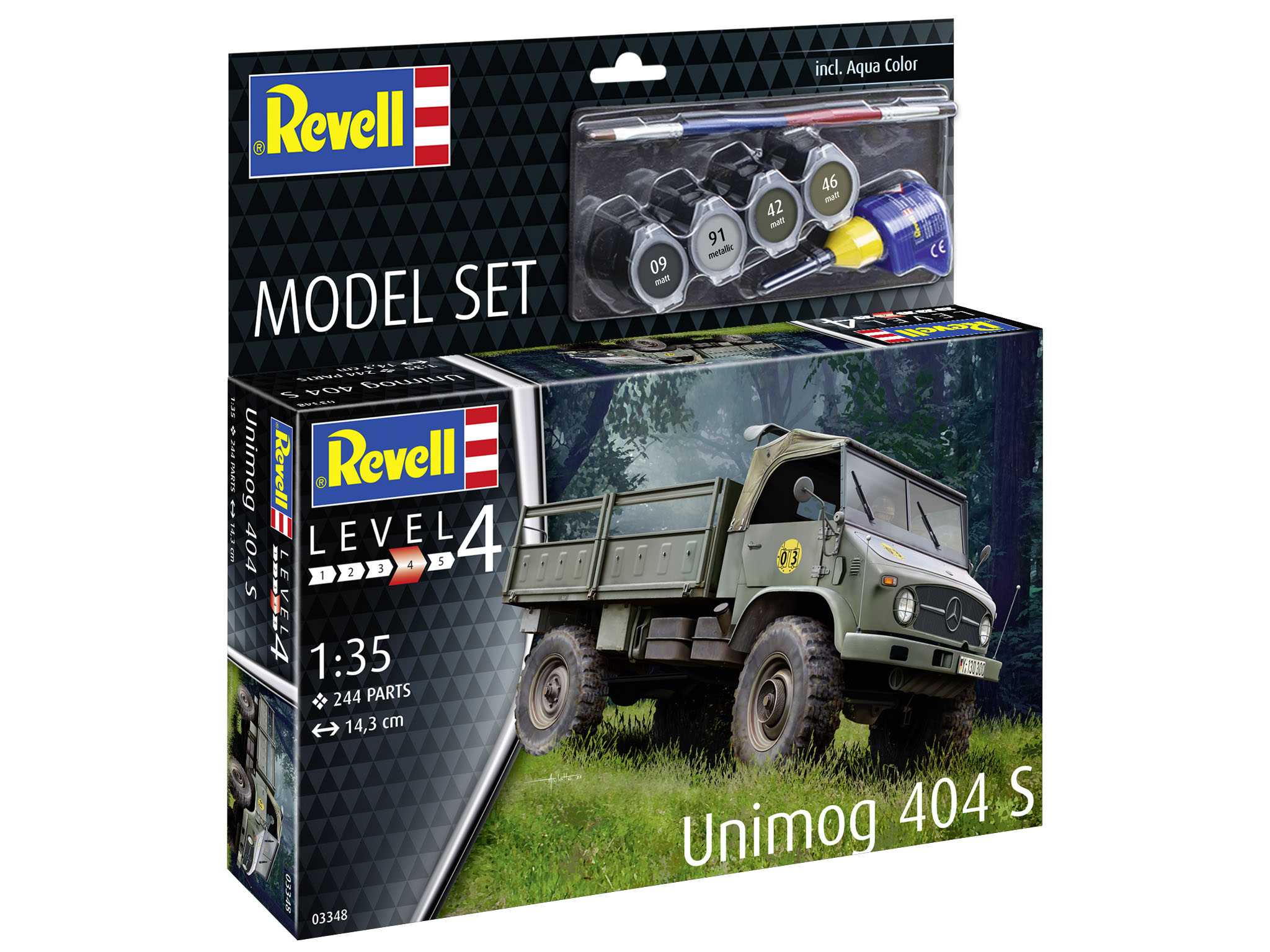 ModelSet military 63348 - Unimog 404 S (1:35)