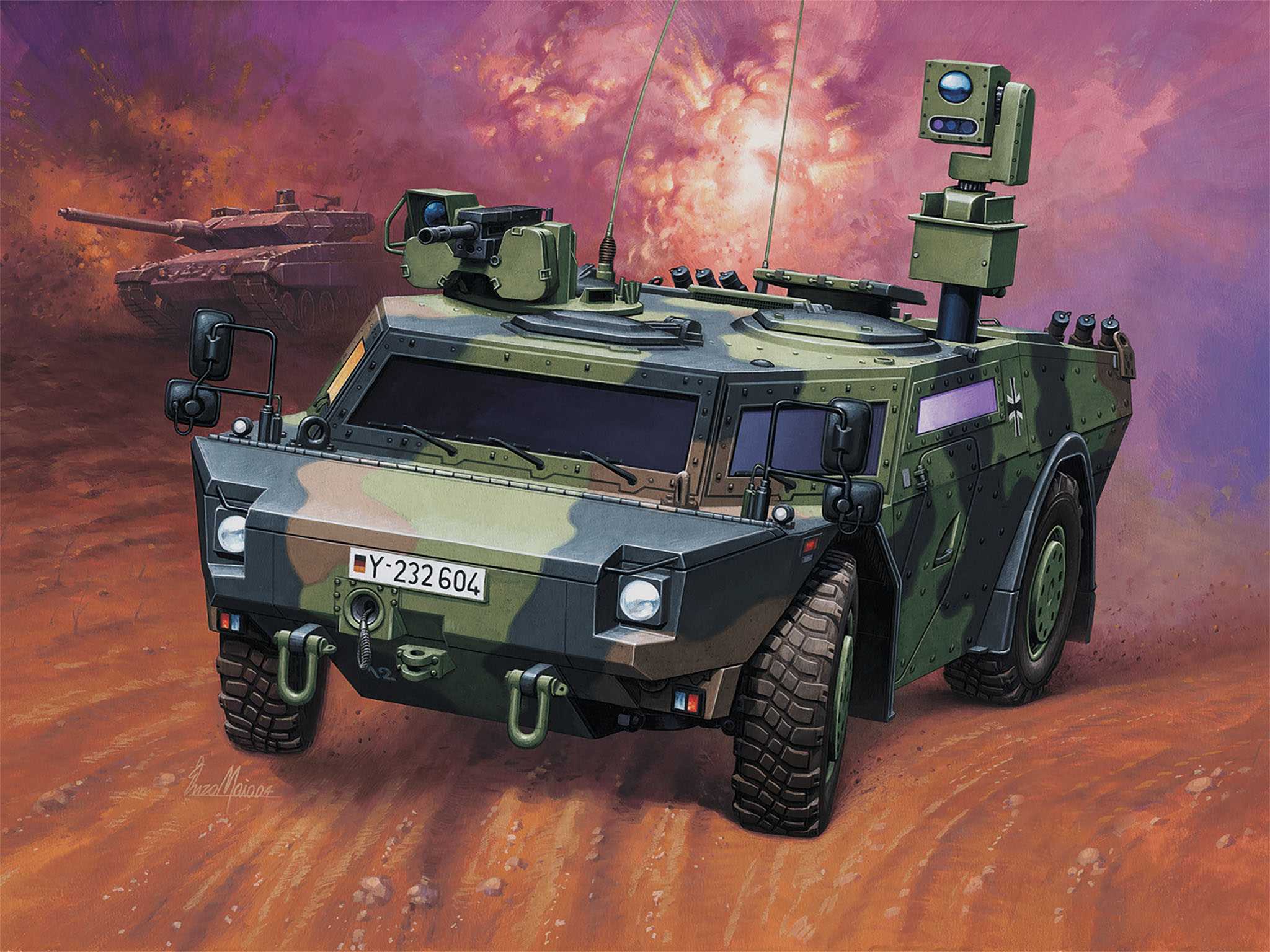 ModelSet military 63356 - Spähwagen Fennek (1:72)