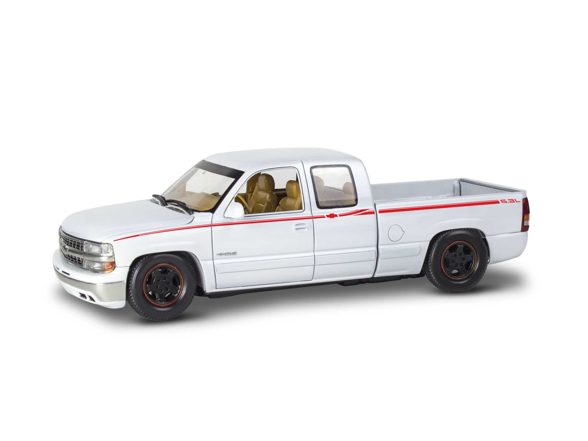 Plastic ModelKit MONOGRAM auto 4538 - 1999 Chevy Silverado Custom Pickup (1:25)