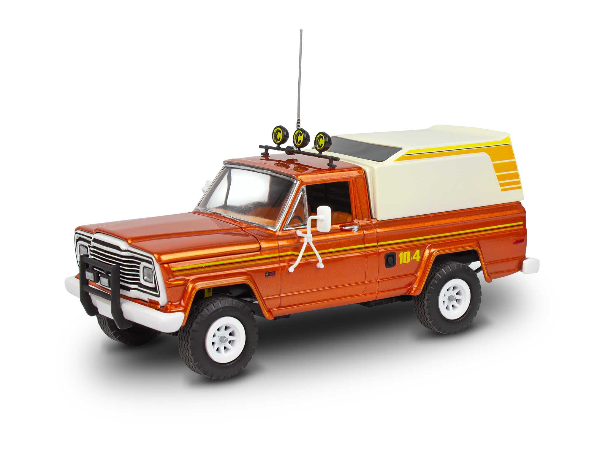 Plastic ModelKit MONOGRAM auto 4568 - Jeep J-10 pickup with camper (1:24)