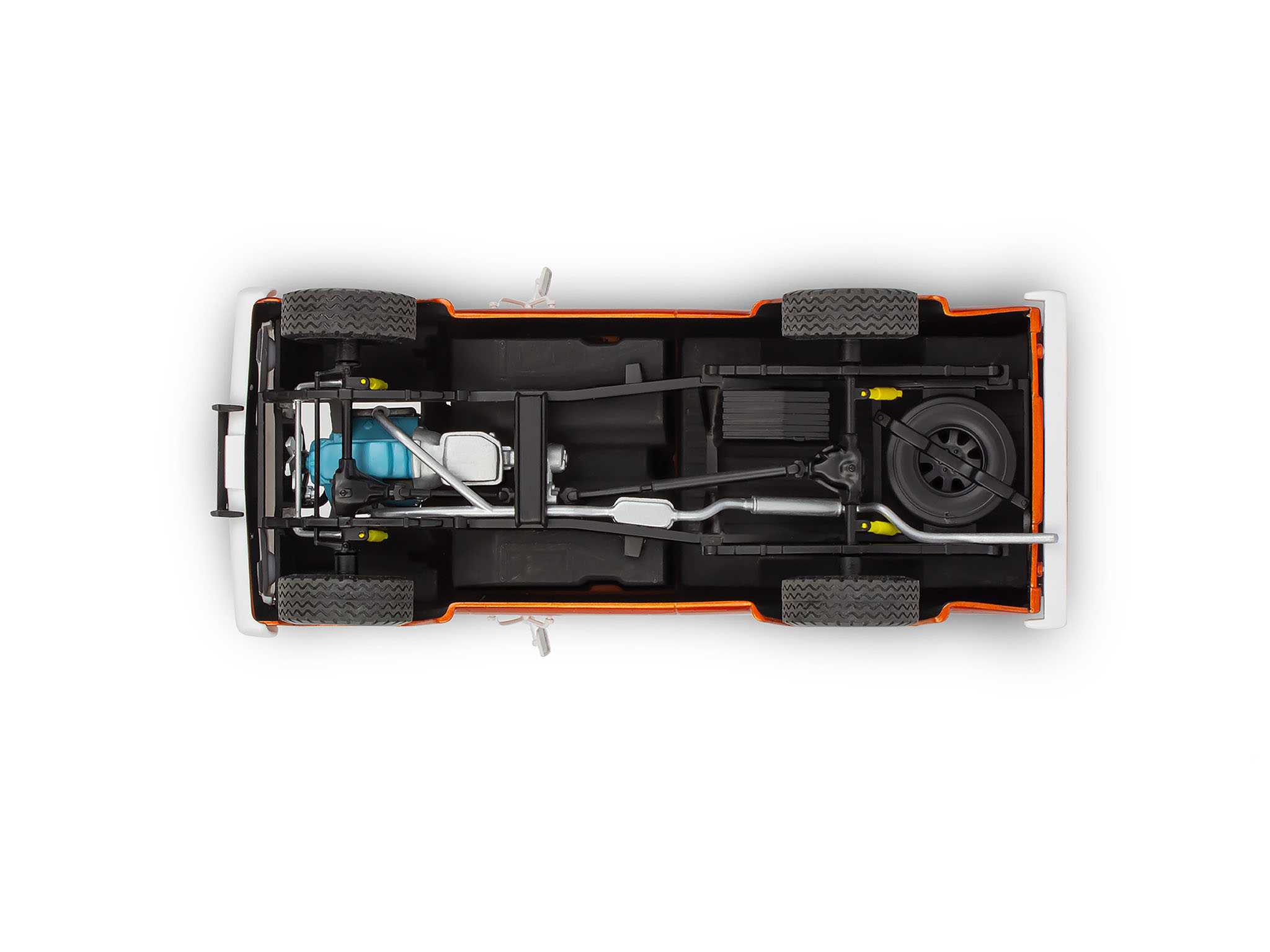 Plastic ModelKit MONOGRAM auto 4568 - Jeep J-10 pickup with camper (1:24)