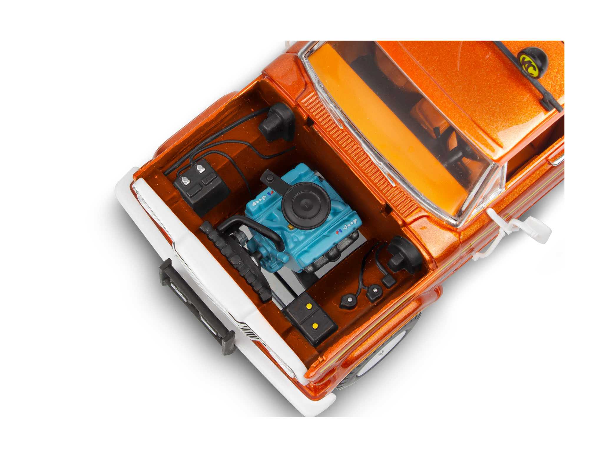 Plastic ModelKit MONOGRAM auto 4568 - Jeep J-10 pickup with camper (1:24)