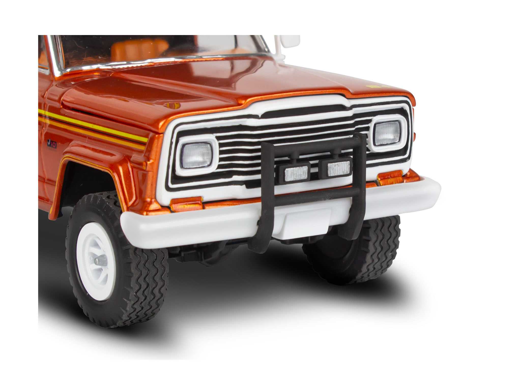 Plastic ModelKit MONOGRAM auto 4568 - Jeep J-10 pickup with camper (1:24)