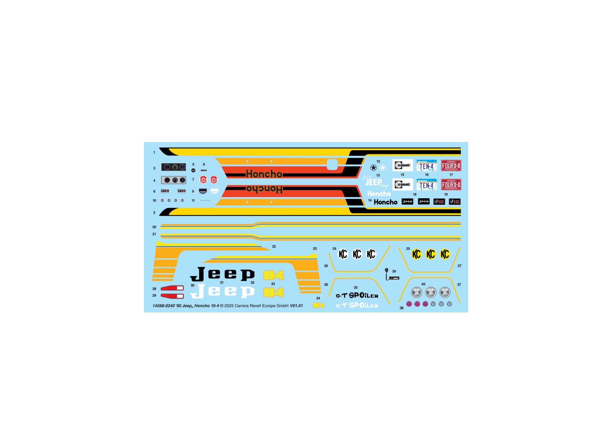 Plastic ModelKit MONOGRAM auto 4568 - Jeep J-10 pickup with camper (1:24)