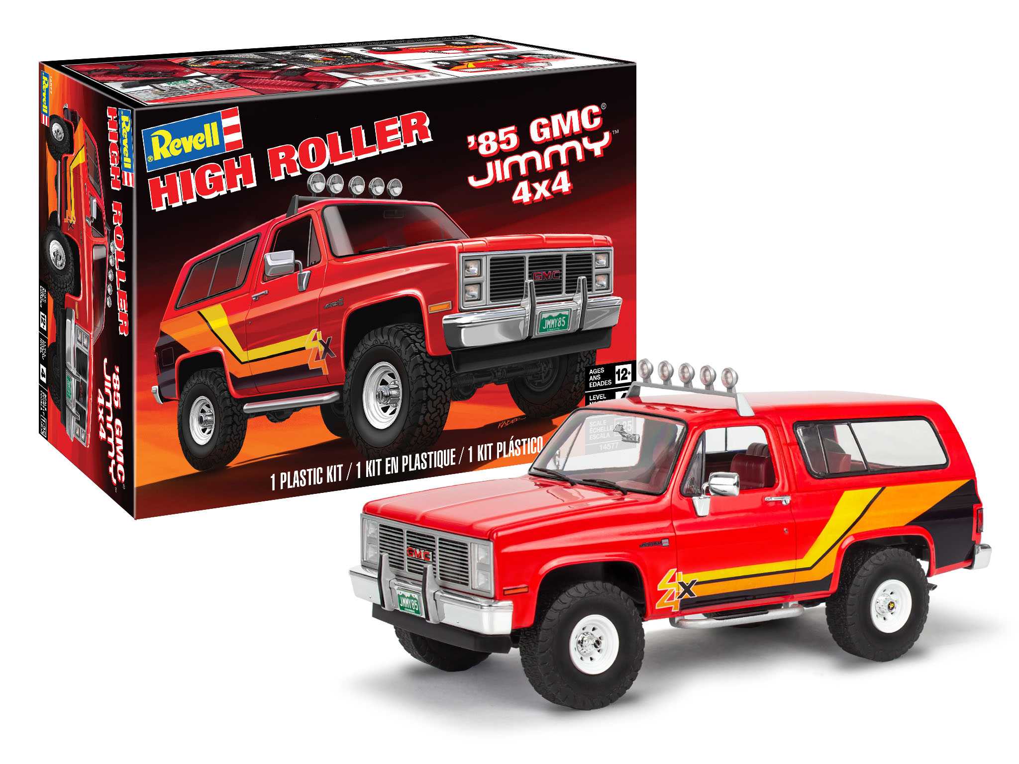 Plastic ModelKit MONOGRAM auto 4577 - 85 GMC Jimmy High Roller (1:25)