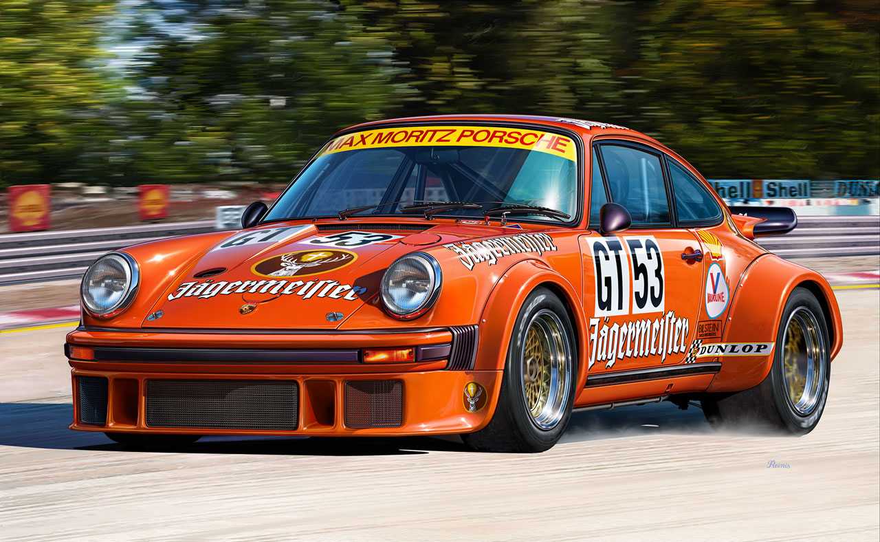 Plastic ModelKit auto 07031 - Porsche 934 RSR "Jägermeister" (1:24)