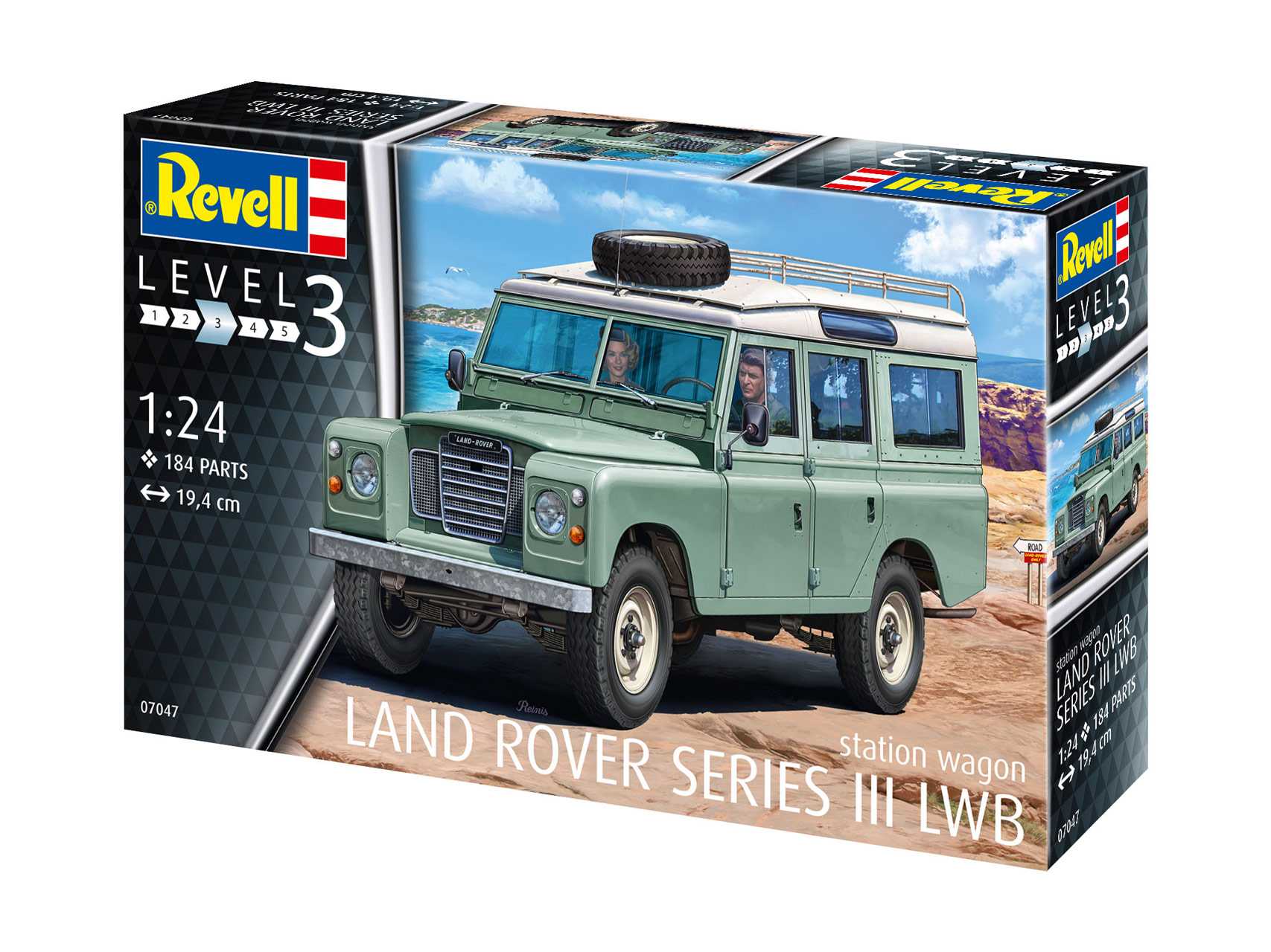 Plastic ModelKit auto 07047 - Land Rover Series III (1:24)