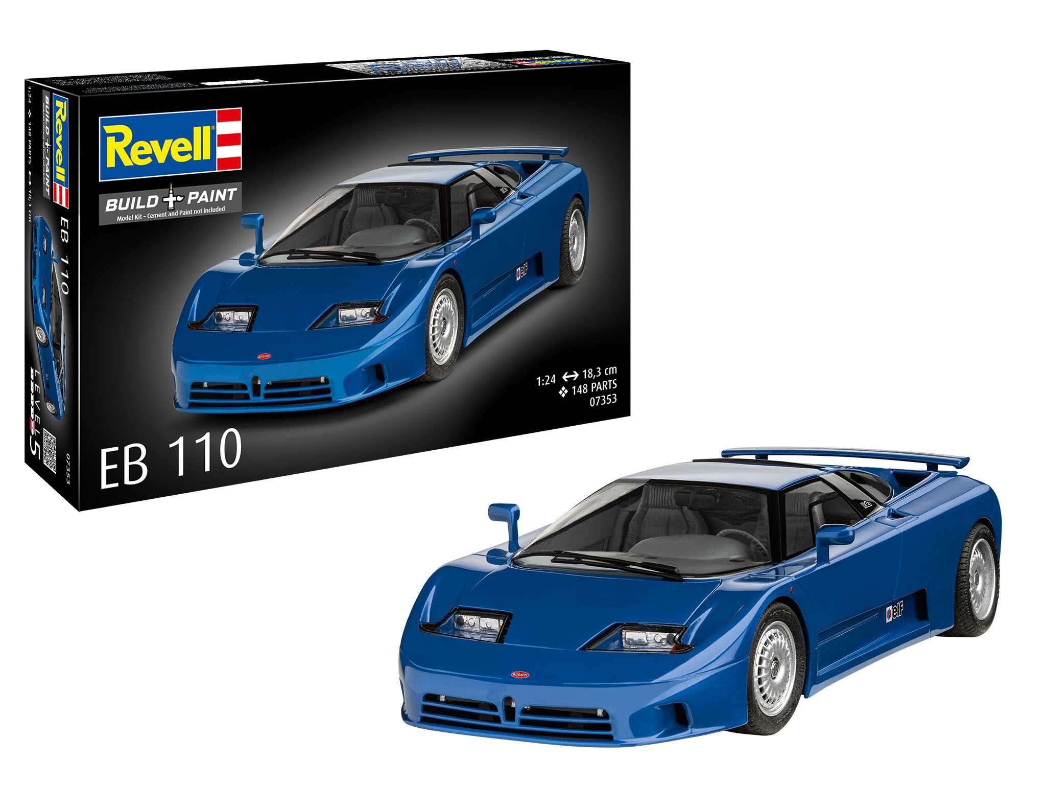 Plastic ModelKit auto 07353 - Bugatti EB110 (1:24)