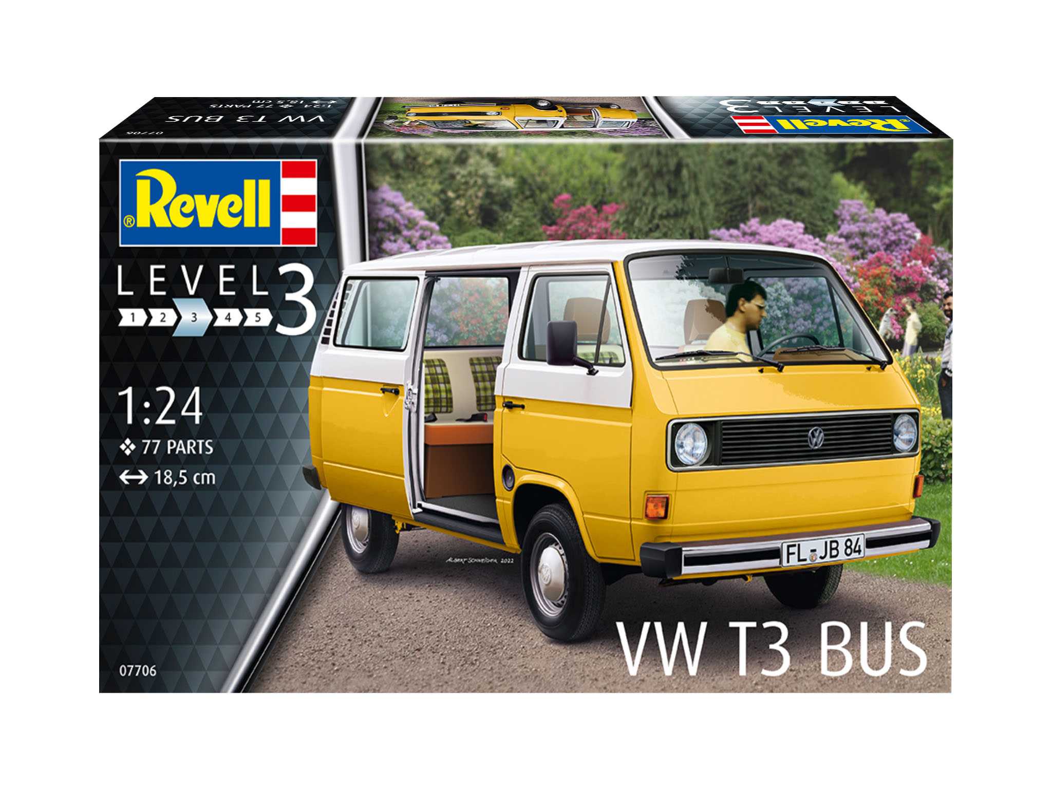 Plastic ModelKit auto 07706 - VW T3 Bus (1:24)