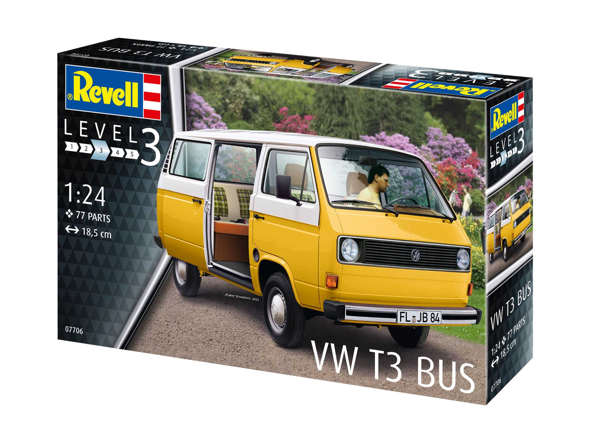 Plastic ModelKit auto 07706 - VW T3 Bus (1:24)
