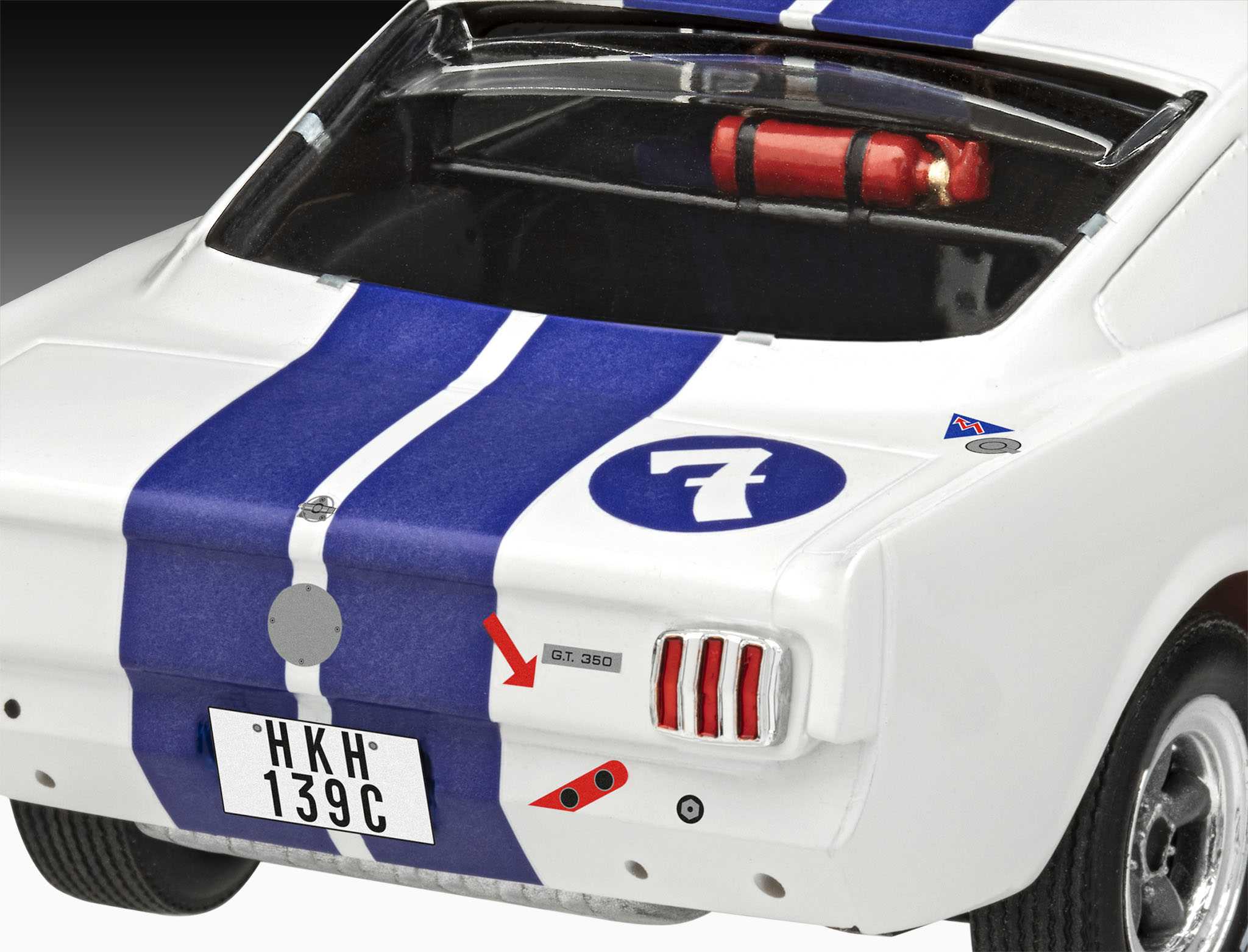 Plastic ModelKit auto 07736 - 1966 Shelby GT 350 R "Stirling Moss" (1:24)
