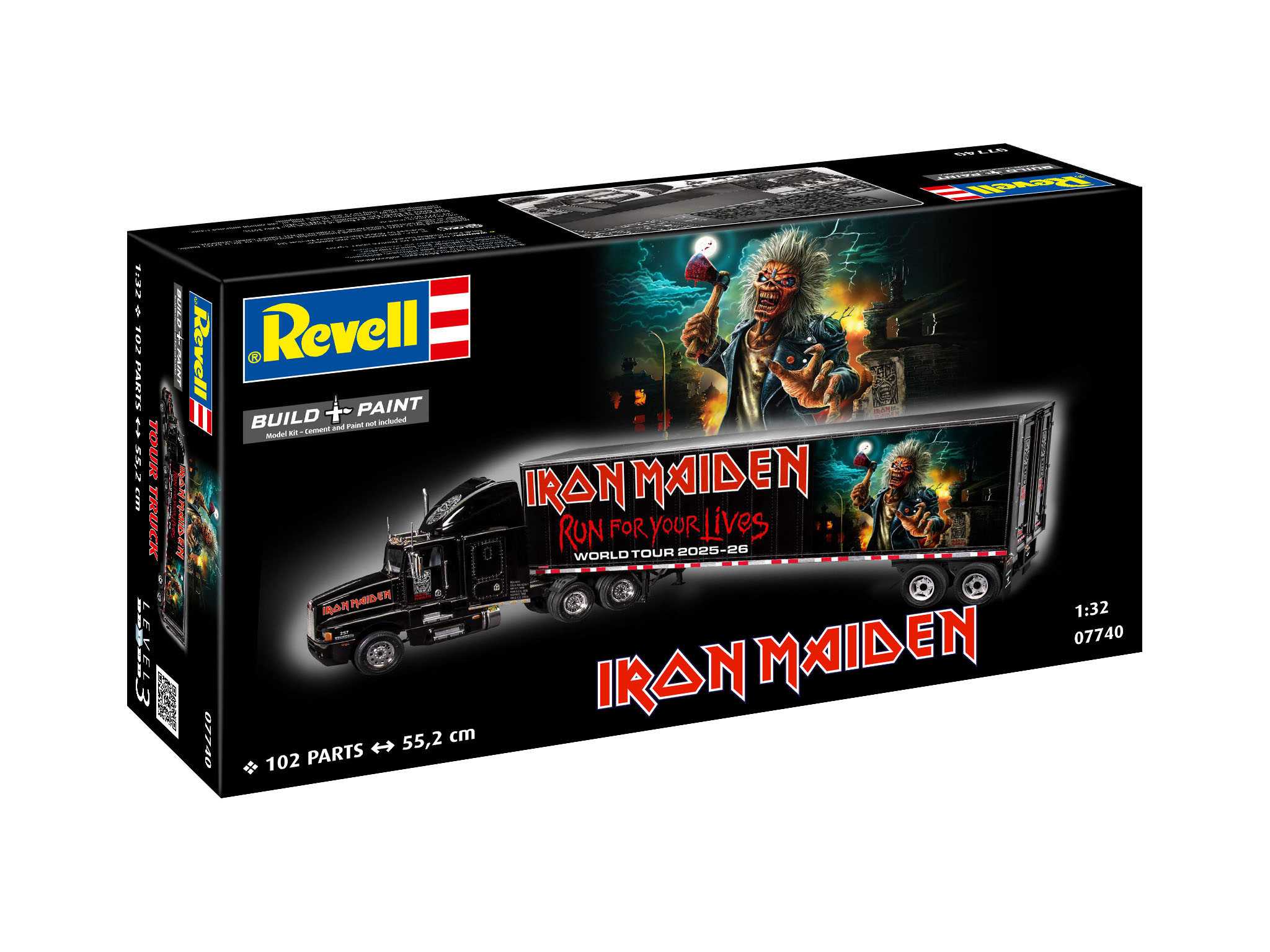 Plastic ModelKit auto 07740 - Tour Truck "Iron Maiden" (1:32)