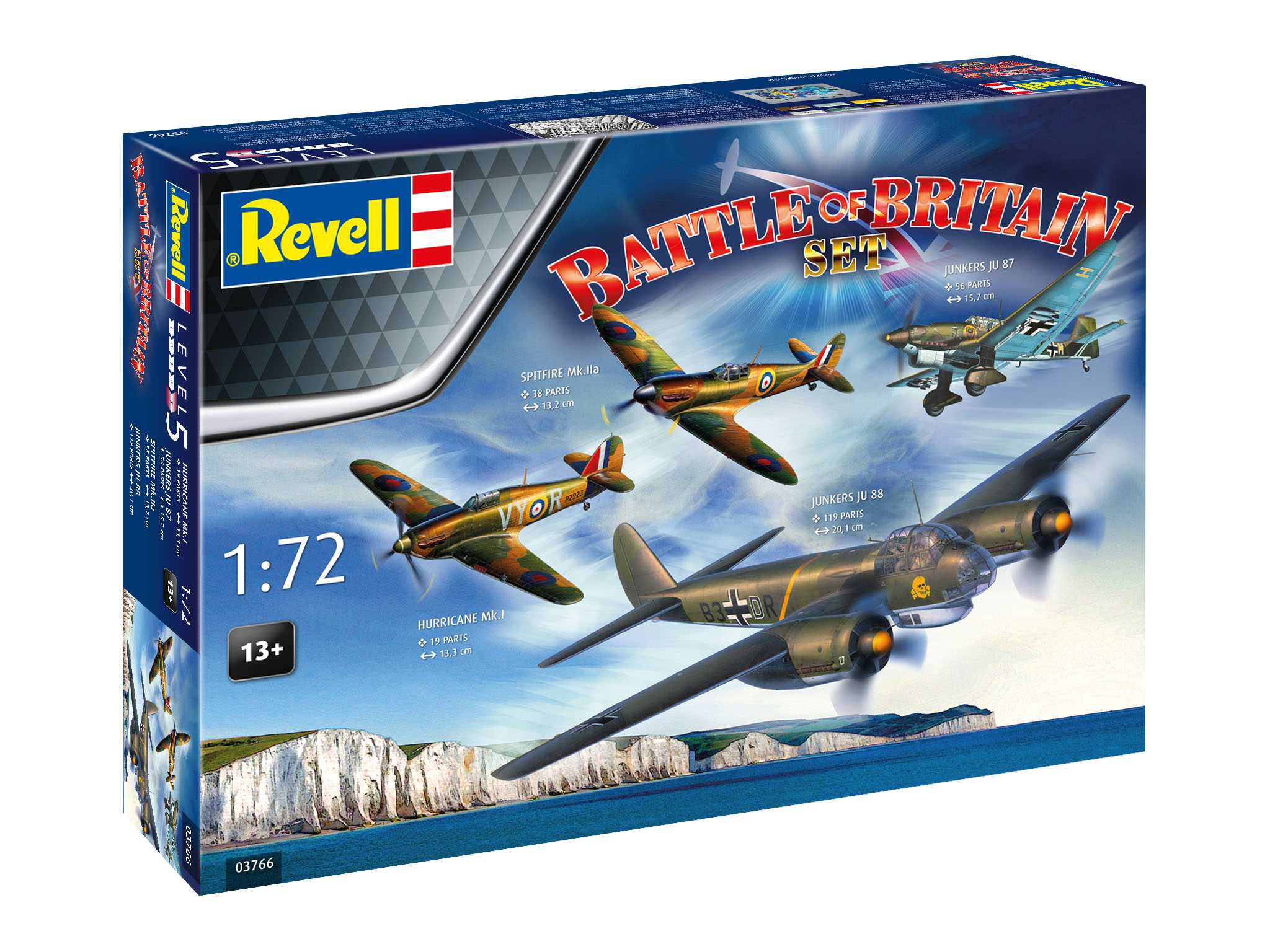 Plastic ModelKit letadla 03766 - Battle of Britain (85th Anniversary) (1:72)