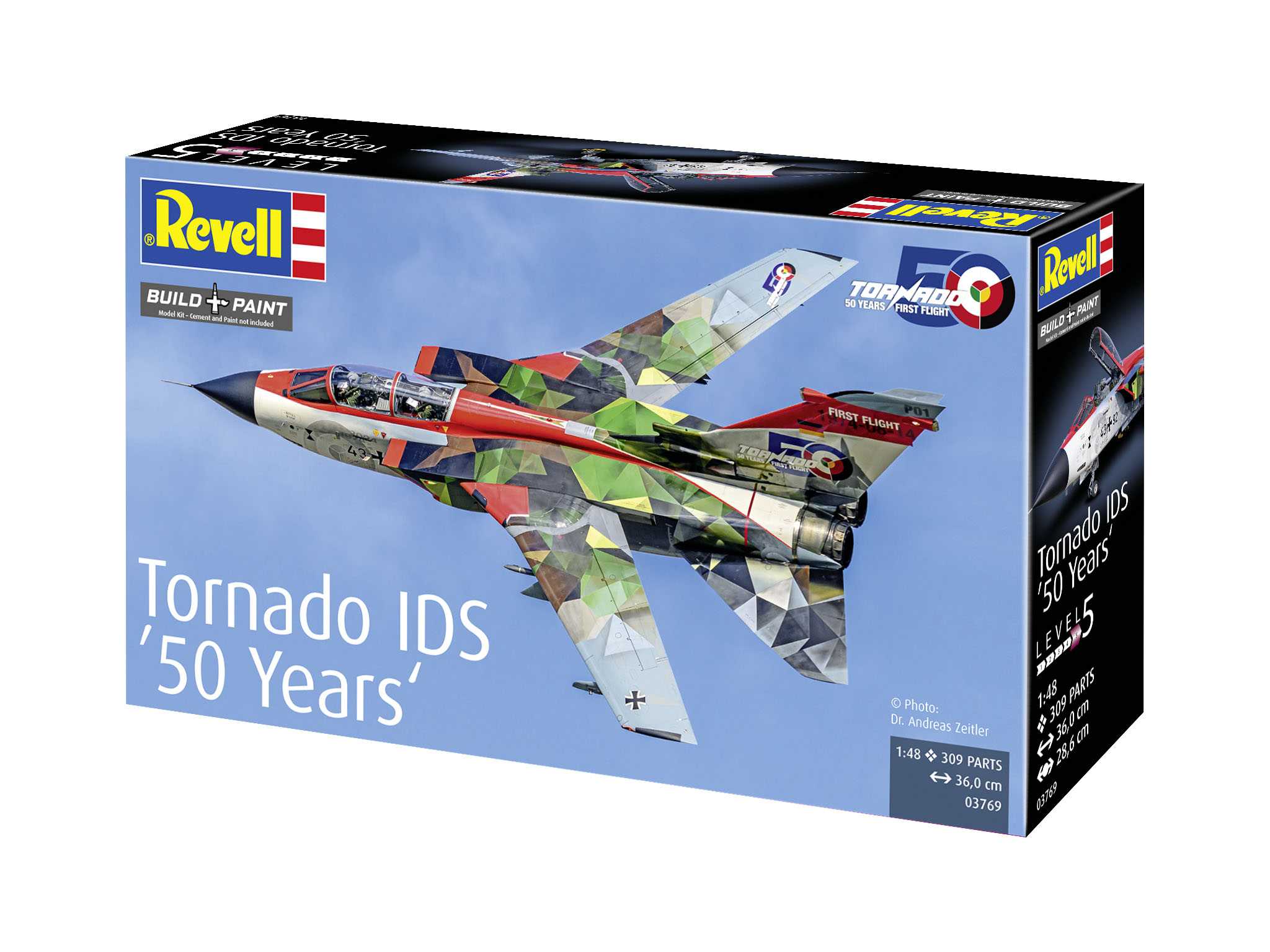 Plastic ModelKit letadlo 03769 - Panavia Tornado IDS "50 Years" (1:48)