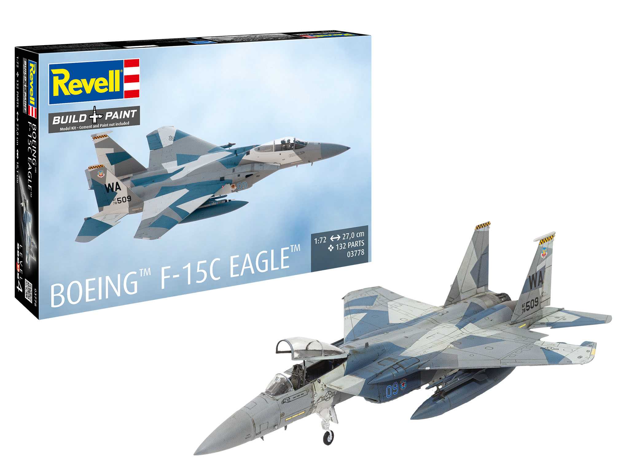 Plastic ModelKit letadlo 03778 - Boeing F-15C Eagle (1:72)
