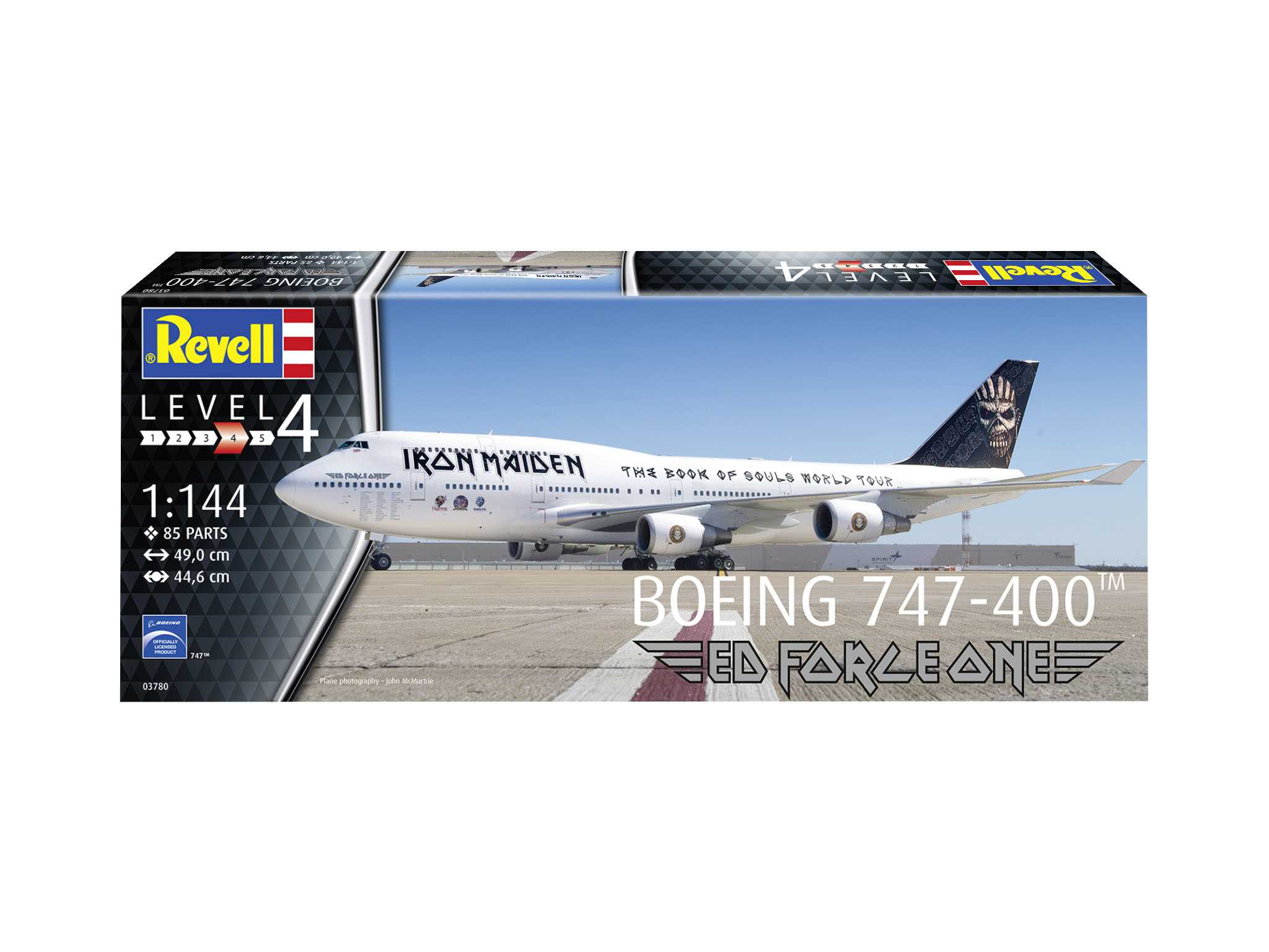 Plastic ModelKit letadlo 03780 - Boeing 747-400 Ed Force One (1:144)