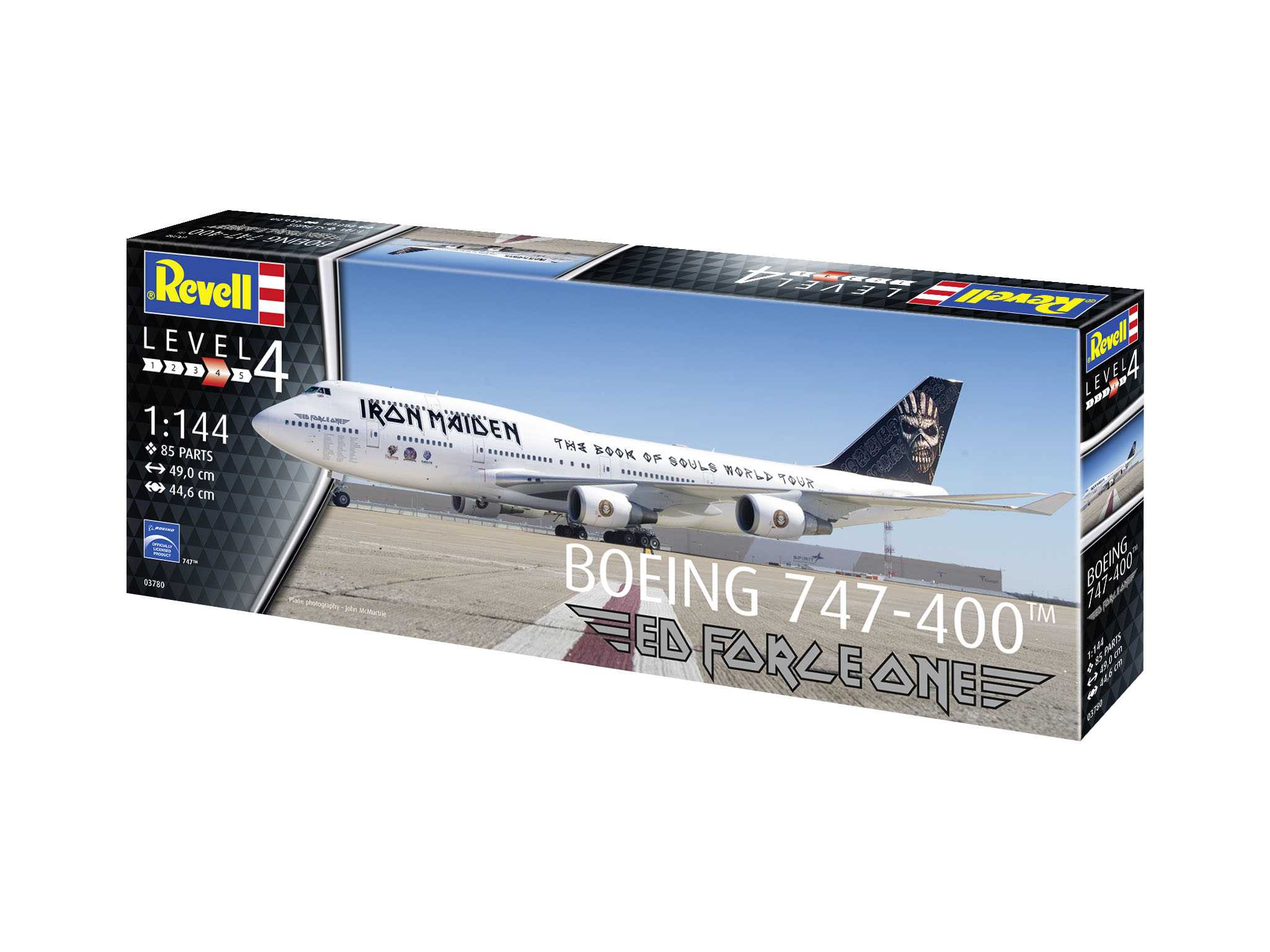 Plastic ModelKit letadlo 03780 - Boeing 747-400 Ed Force One (1:144)