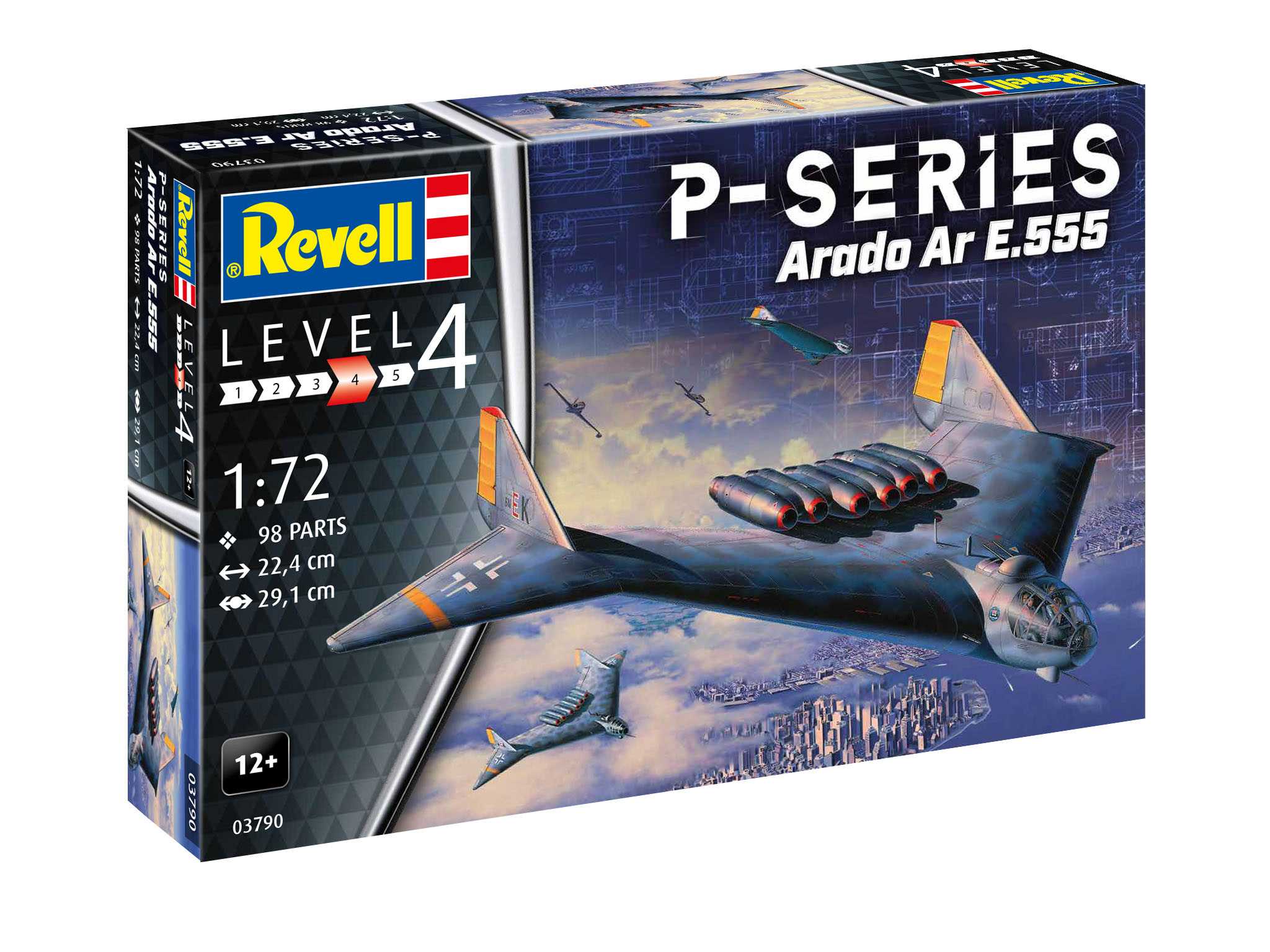 Plastic ModelKit letadlo 03790 - P-Series - AR555 (1:72)