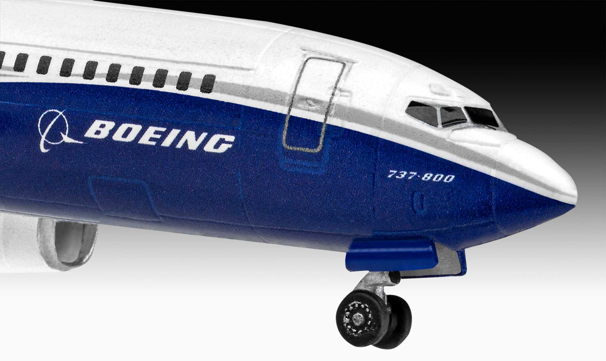 Plastic ModelKit letadlo 03809 - Boeing 737-800 (1:288)