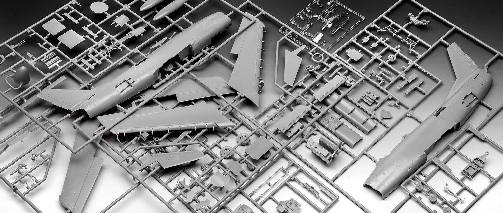 Plastic ModelKit letadlo 03832 - F-86D Dog Sabre (1:48)