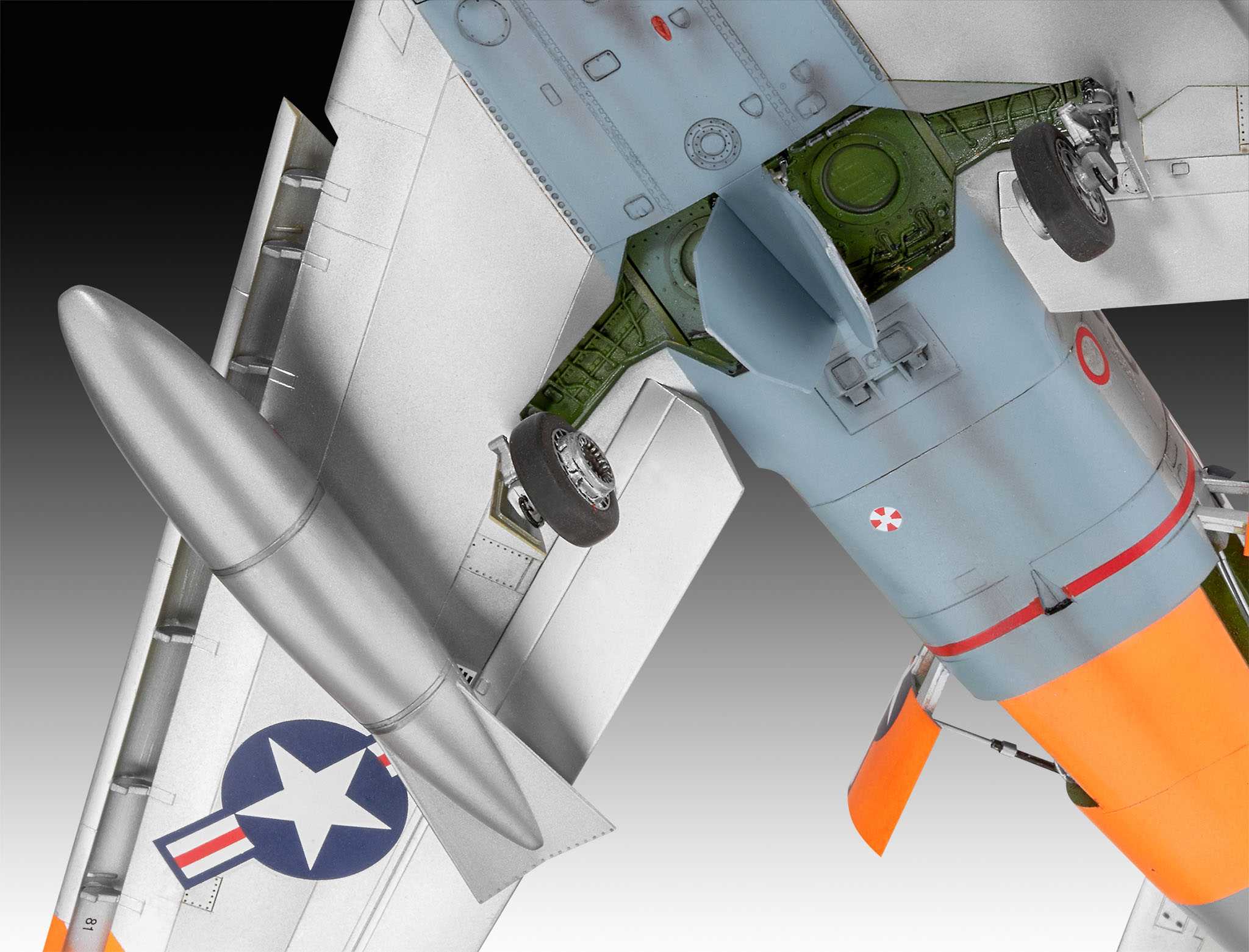 Plastic ModelKit letadlo 03832 - F-86D Dog Sabre (1:48)