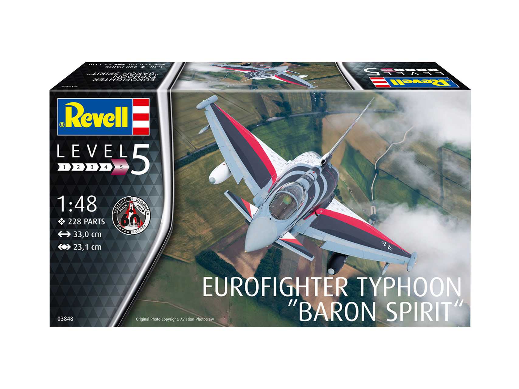 Plastic ModelKit letadlo 03848 - Eurofighter Typhoon "BARON SPIRIT" (1:48)