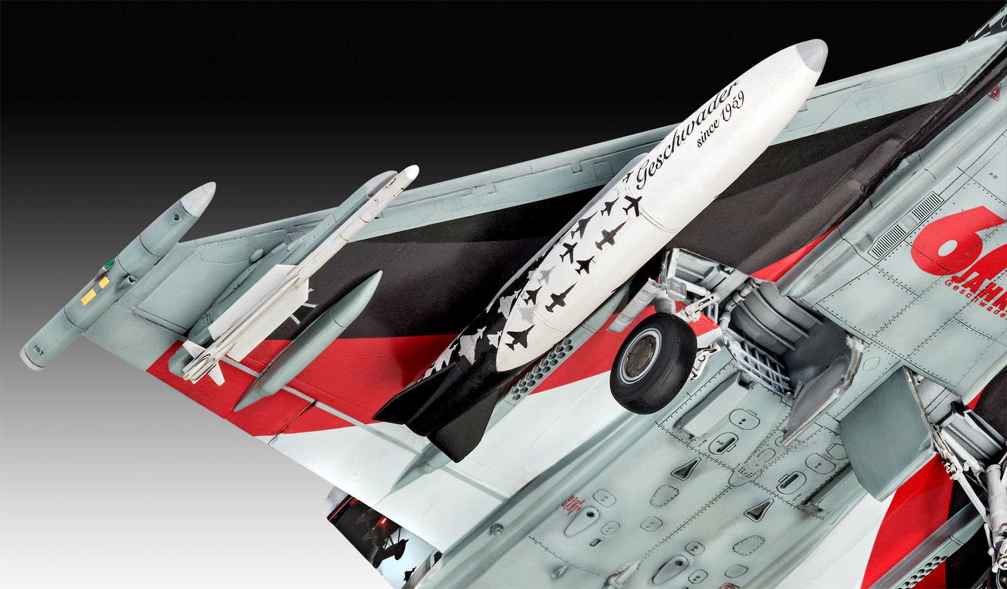 Plastic ModelKit letadlo 03848 - Eurofighter Typhoon "BARON SPIRIT" (1:48)